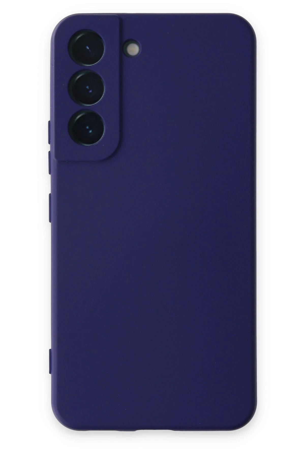 NewFace Samsung Galaxy S22 Kılıf Nano içi Kadife Silikon - Mor YNSMR