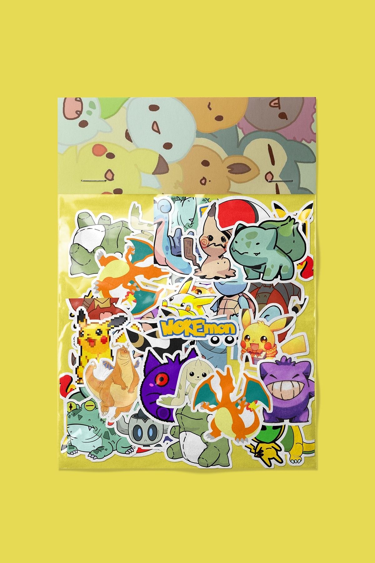 dadi ramba Pokemon Sticker paketi - Bullet Journal - Ajanda - Laptop Etiket Çıkartma