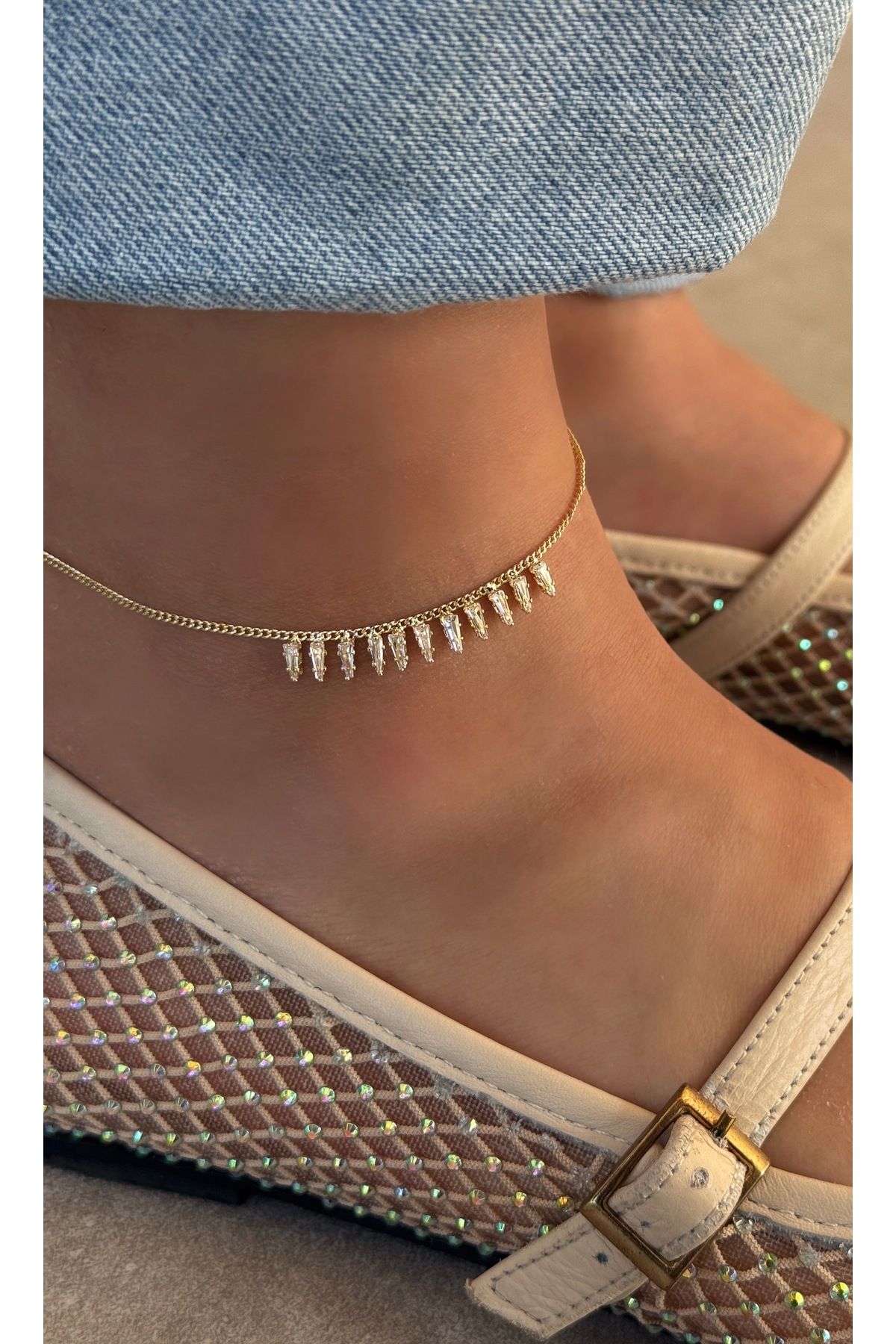 HeyYou Jewelry Zirkon taş halhal