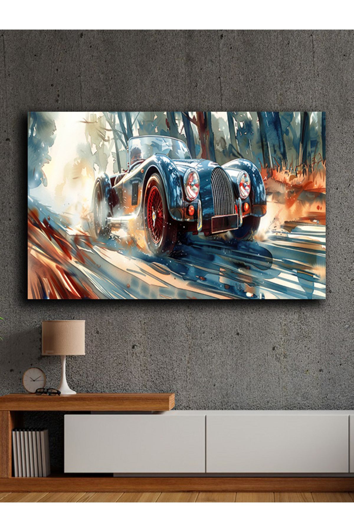 PRİME Concept Prime Concept soyut özel tasarım kanvas tablo 80x120