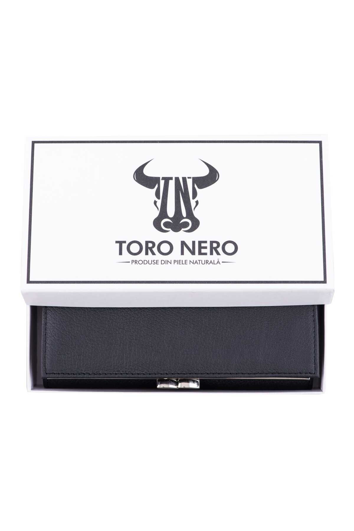 Toro Nero Portofel Negru Pentru Femei, Pentru Ocazii Zilnice Femeie - One Size