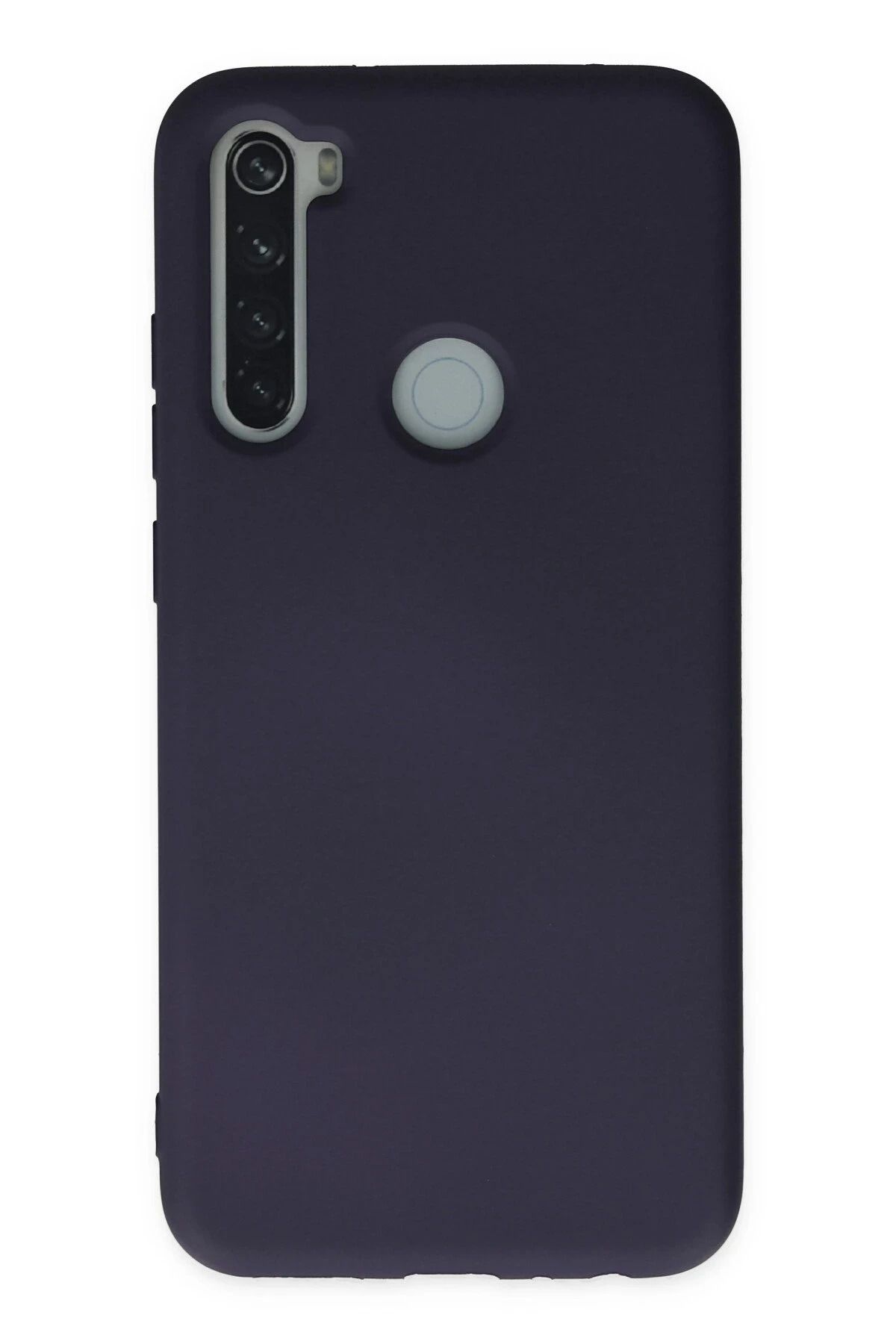 NewFace Xiaomi Redmi Note 8 Kılıf Nano içi Kadife Silikon - Lacivert LZWDR