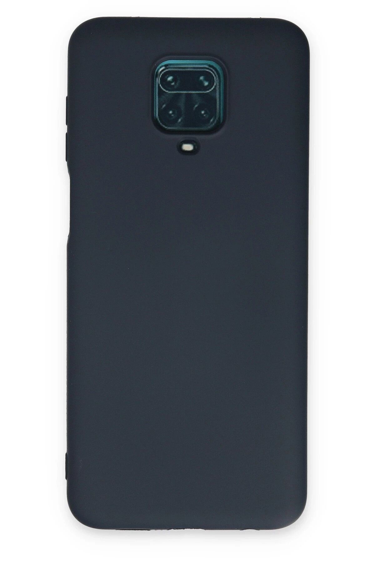 NewFace Xiaomi Redmi Note 9 Pro Uyumlu Kılıf Nano içi Kadife Silikon - Lacivert HNZRN