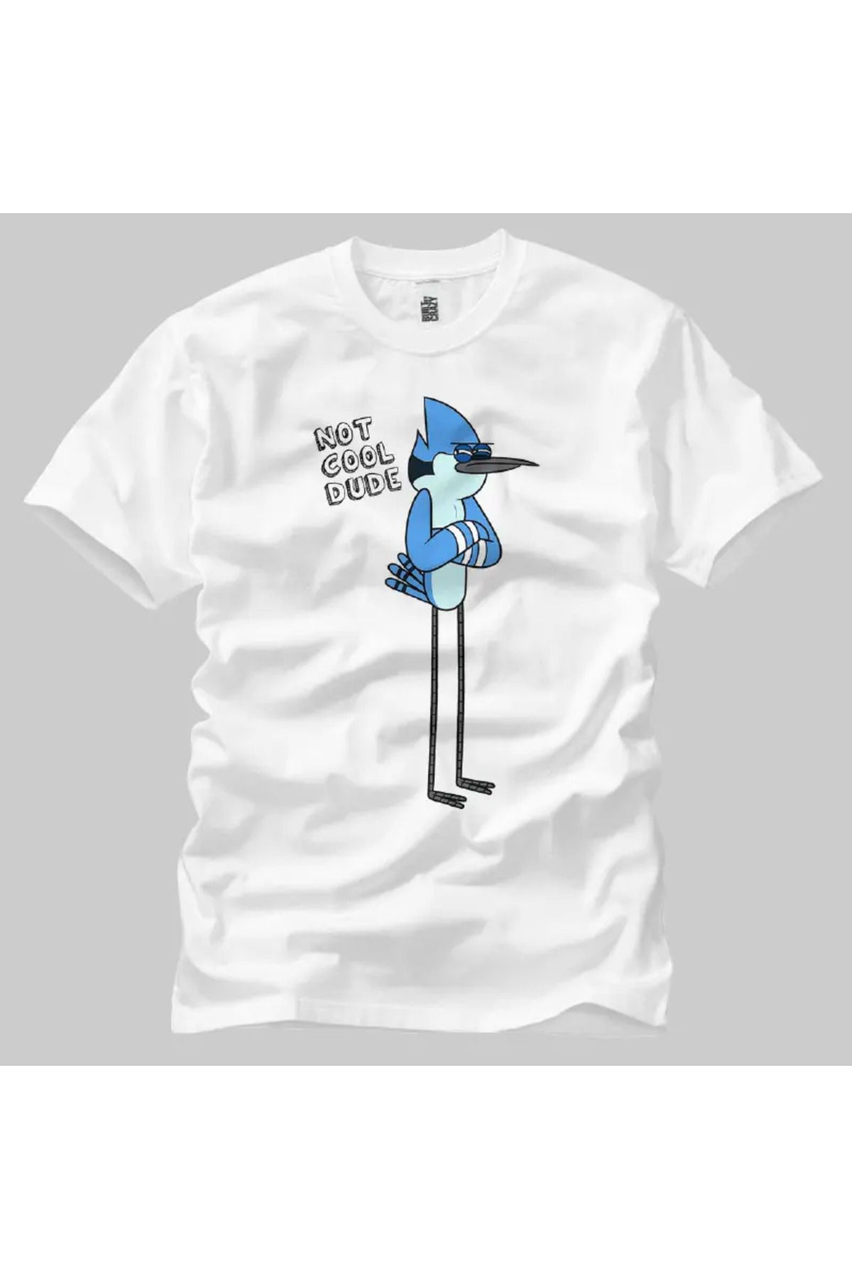 Built By Crazy Regular Show: Not Cool Dude Unisex Tişört
