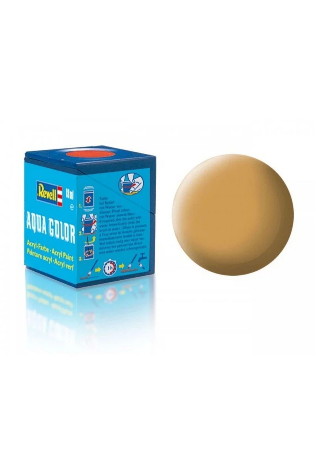 Skygo Aqua Color Ochre Brown - Mat Boya- 18 ml