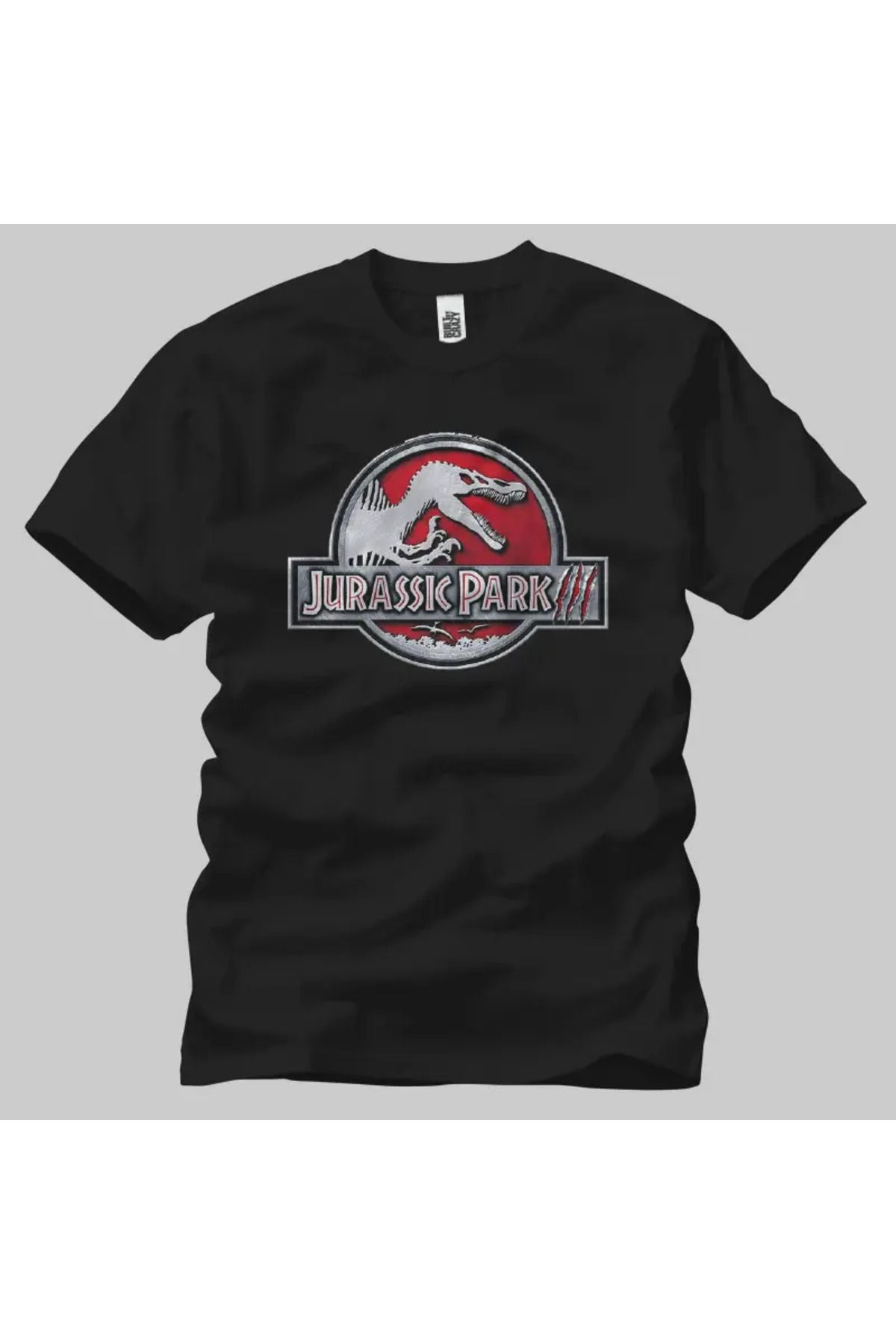 Built By Crazy Jurassic Park 3 Logo Unisex Tişört