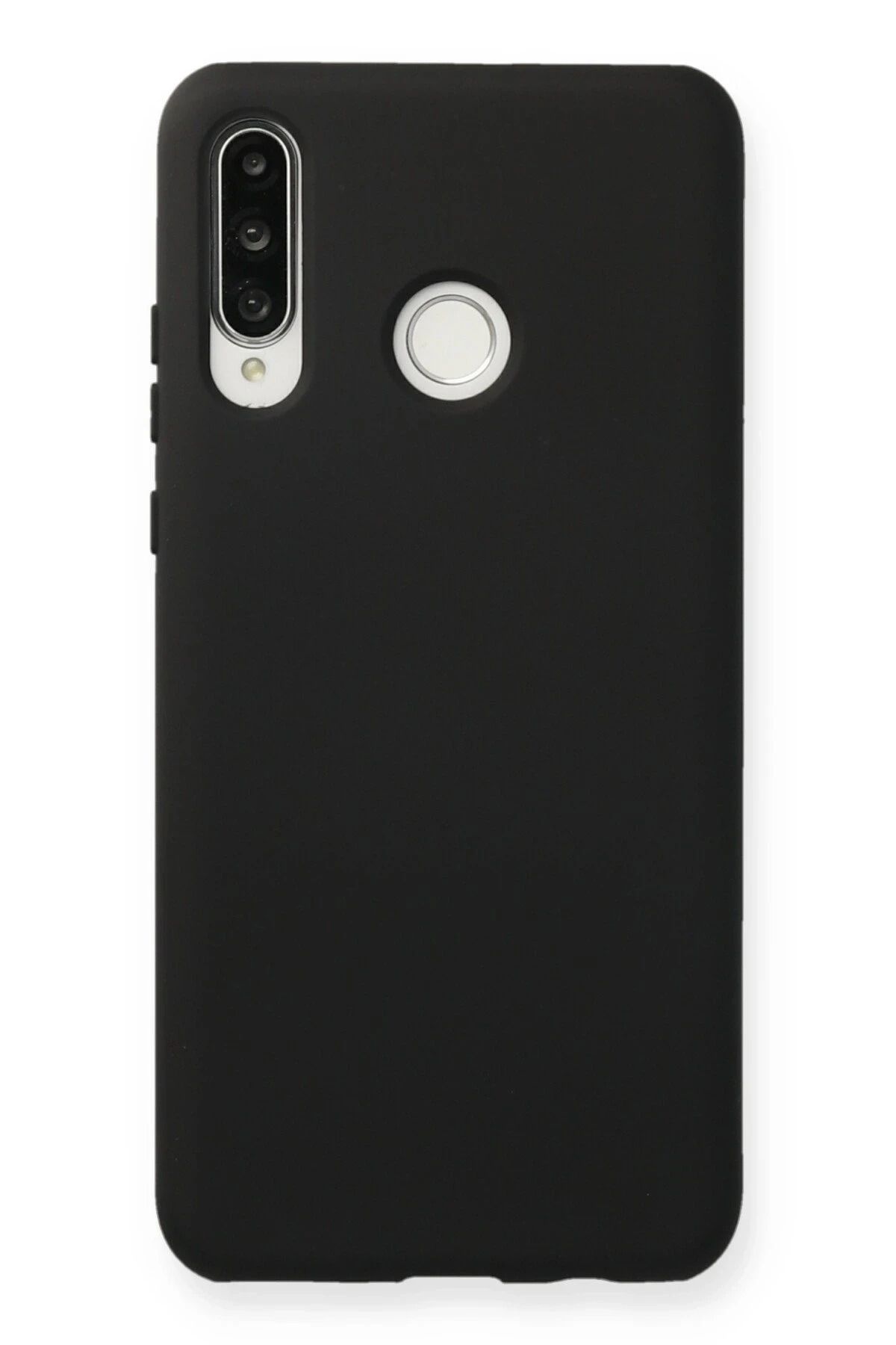 NewFace Huawei P30 Lite uyumlu Kılıf Nano içi Kadife Silikon - Siyah HNZRN