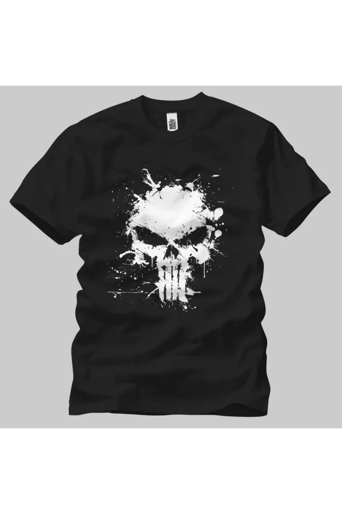 Built By Crazy Punisher Disstred Logo Unisex Tişört