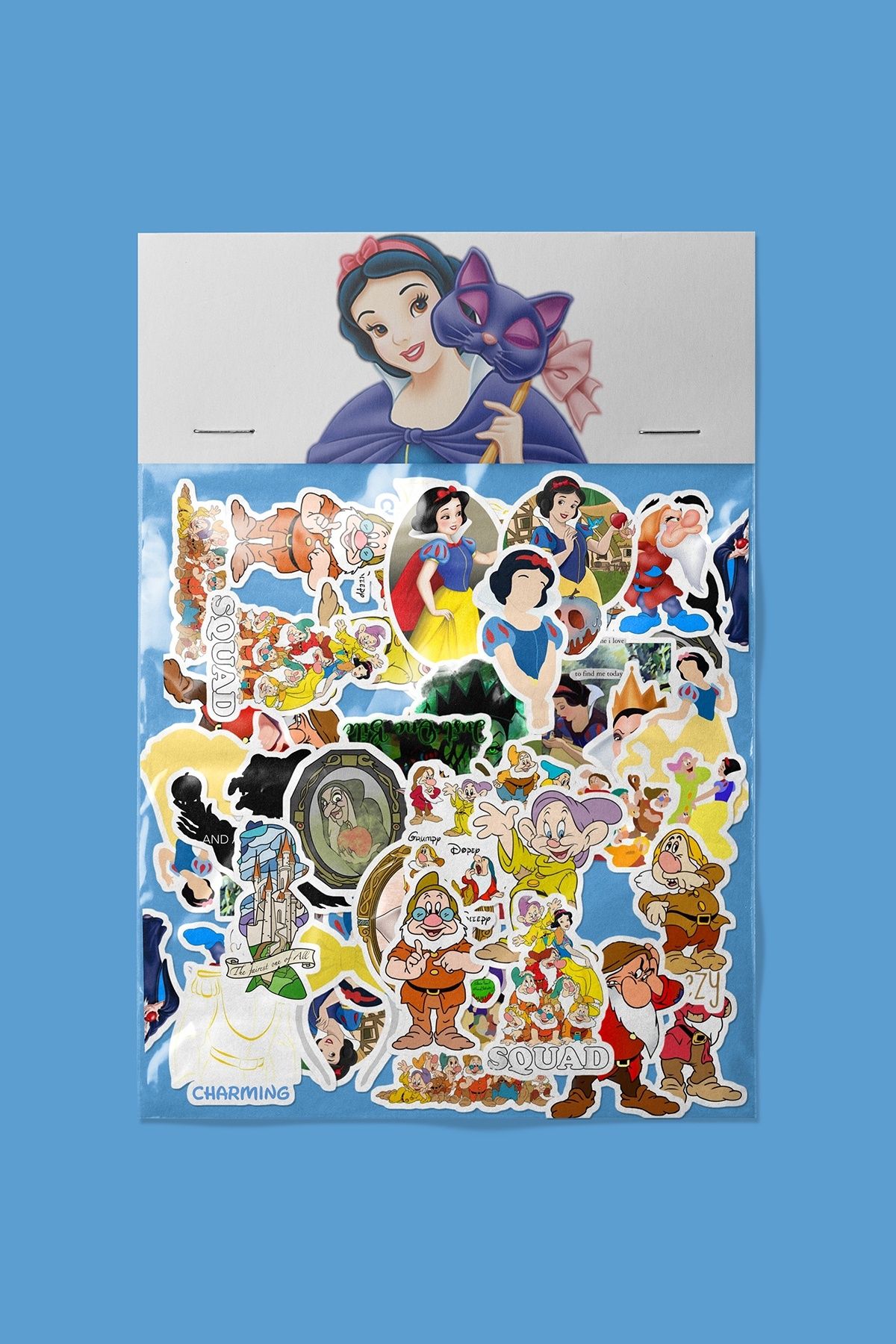 dadi ramba Pamuk Prenses Sticker paketi - Bullet Journal - Ajanda - Planner - Laptop Etiket Çıkartma