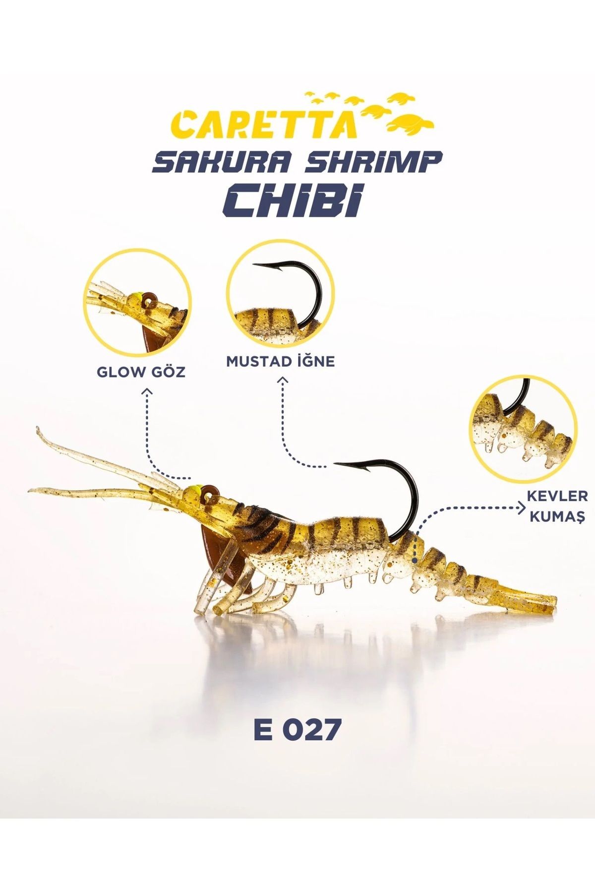 Caretta SAKURA SHRIMP CHİBİ 3.7GR 50MM