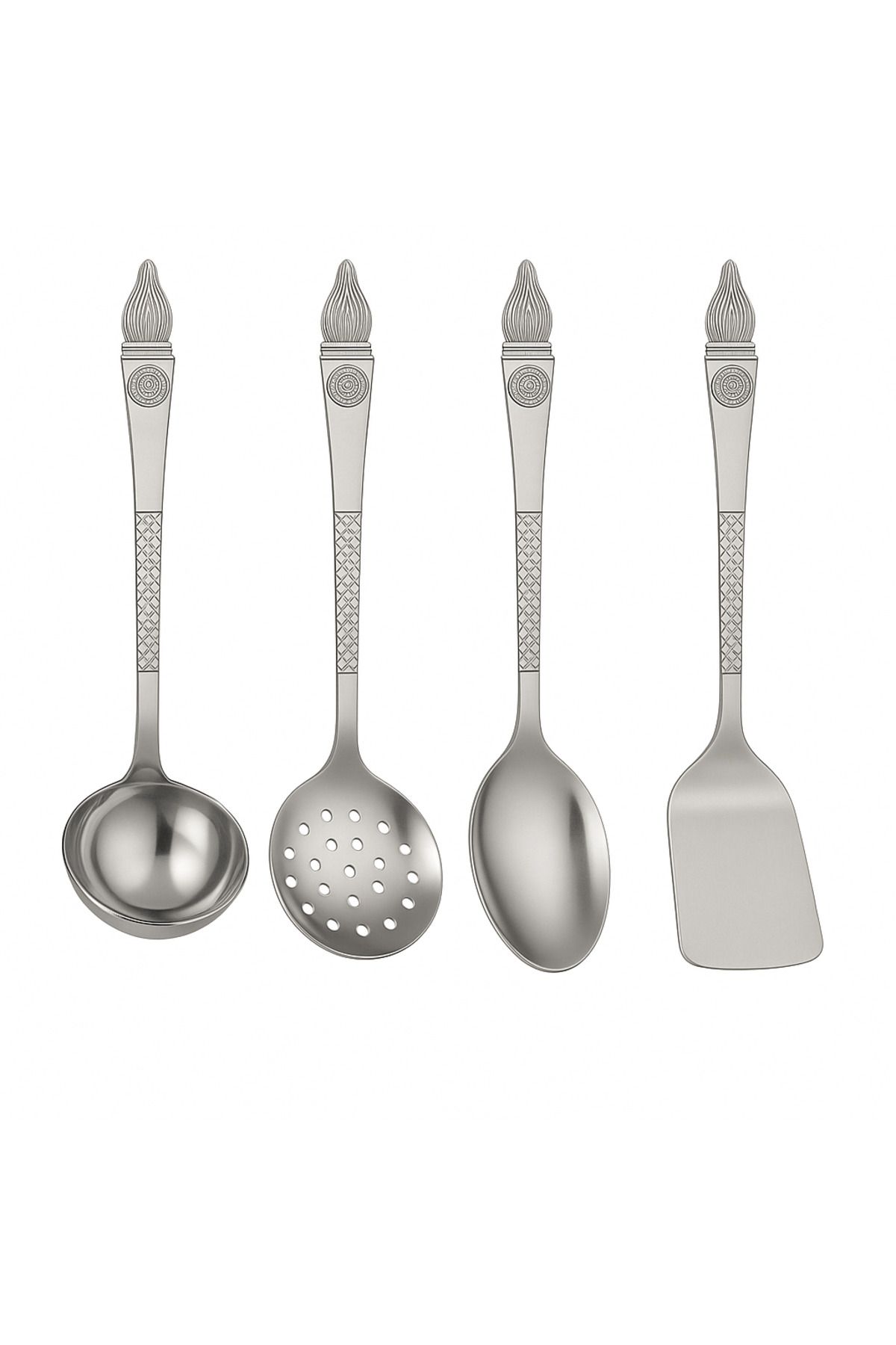 Fodi Fodis mutfak 304 Çelik kepçe seti 4lü 24 cm
