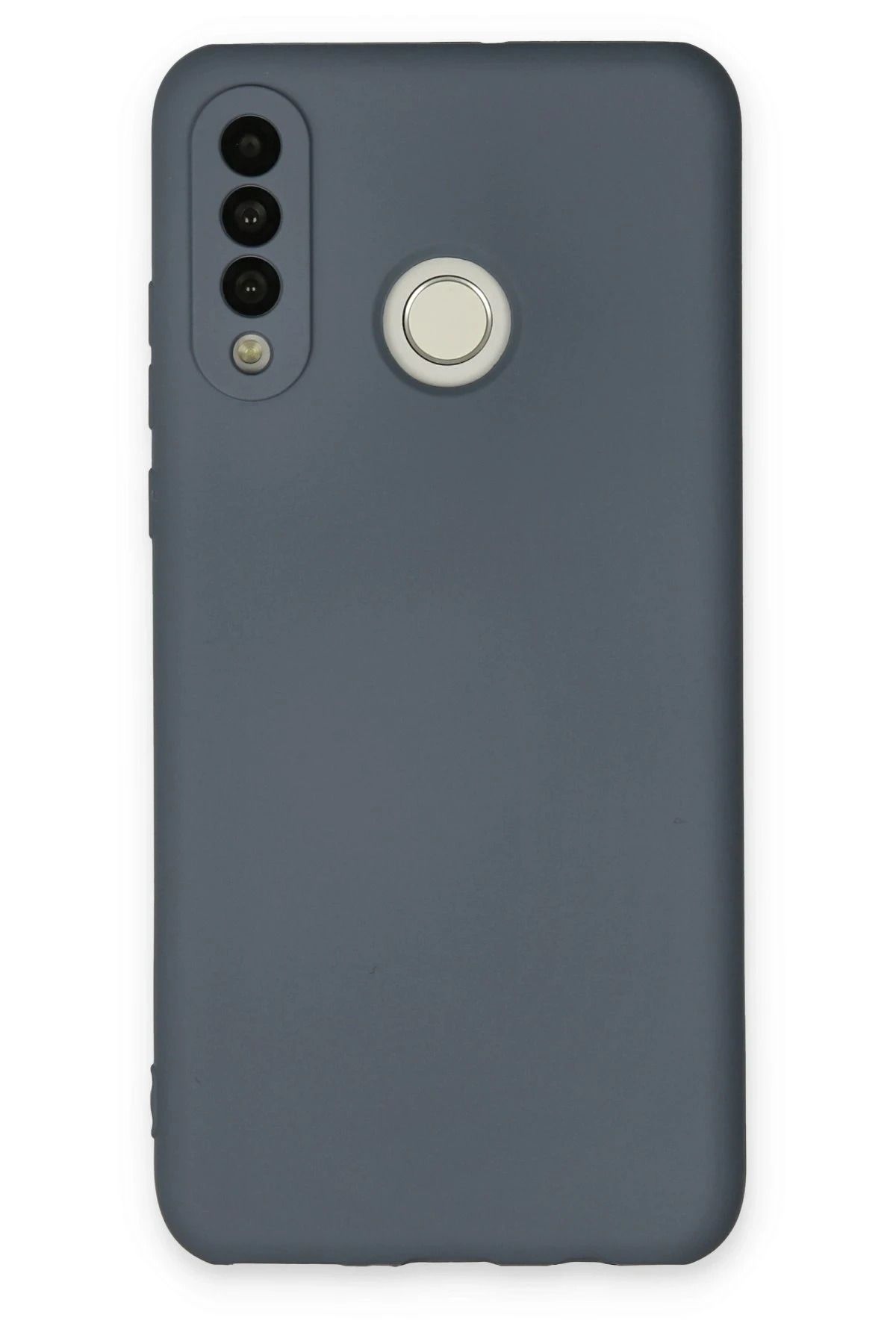 NewFace Huawei P30 Lite Kılıf Nano içi Kadife Silikon - Gri HNZRN