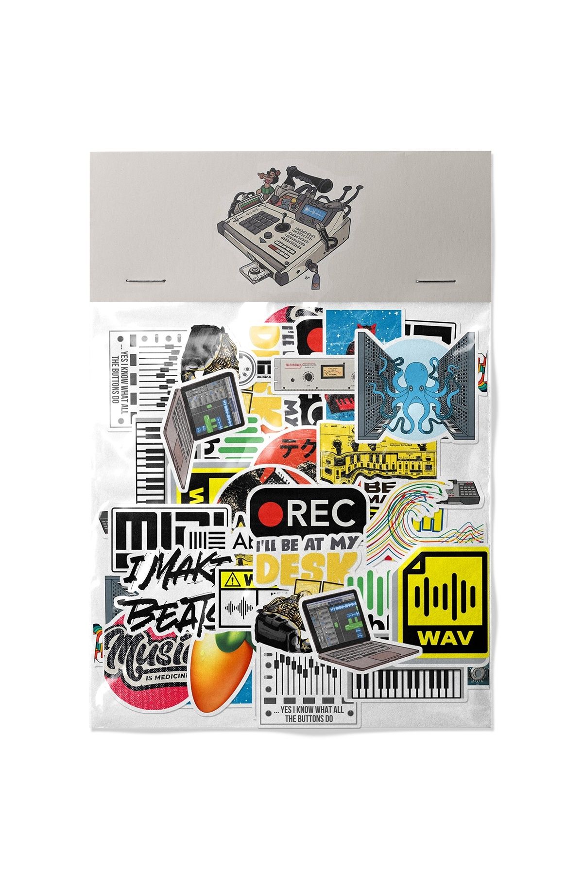 dadi ramba Prodüktör Sticker paketi - Bullet Journal - Ajanda - Laptop Etiket Çıkartma