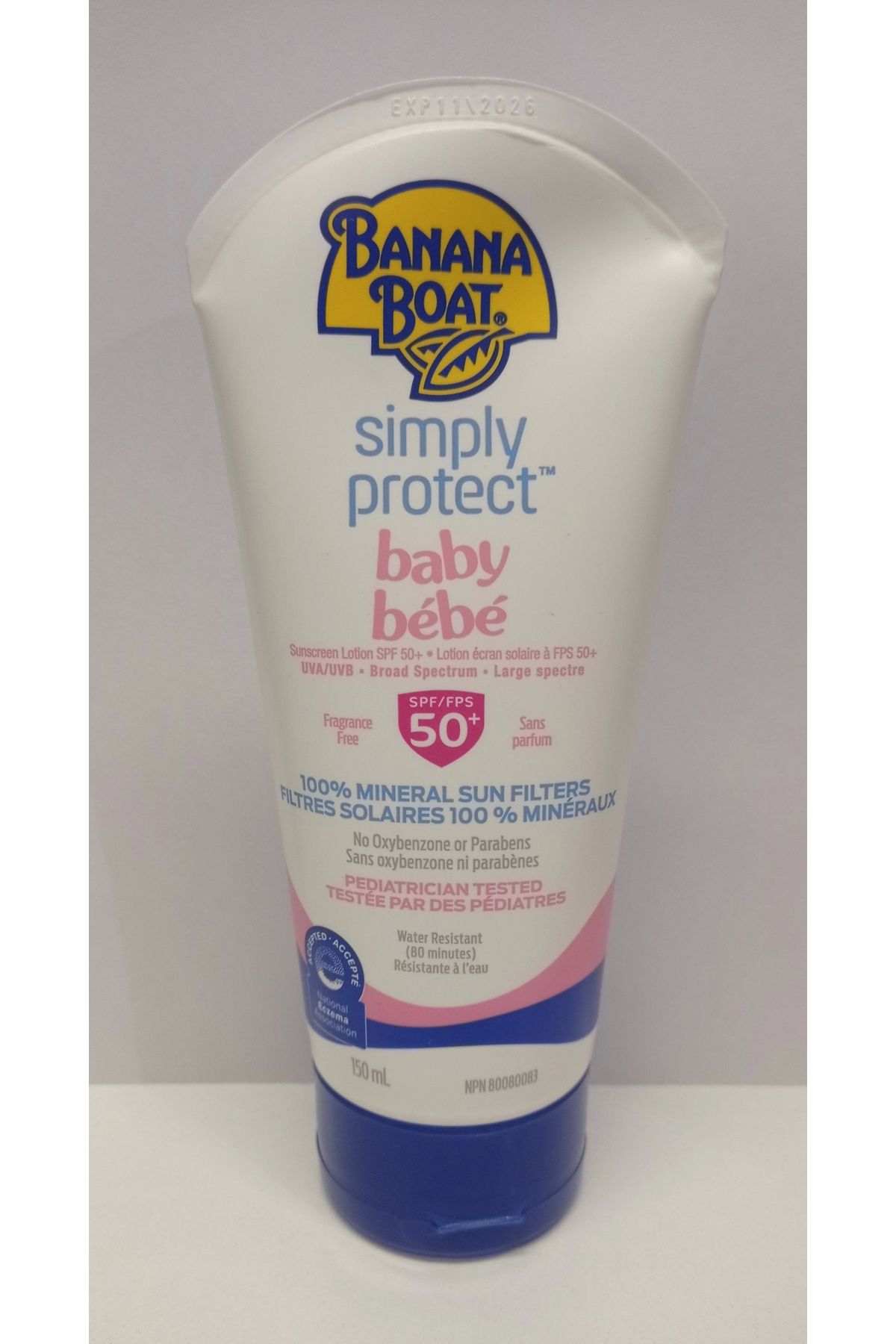 Banana Boat Simply Protect Baby Bebe 50 Spf Korumalı Güneş Kremi 150 ml