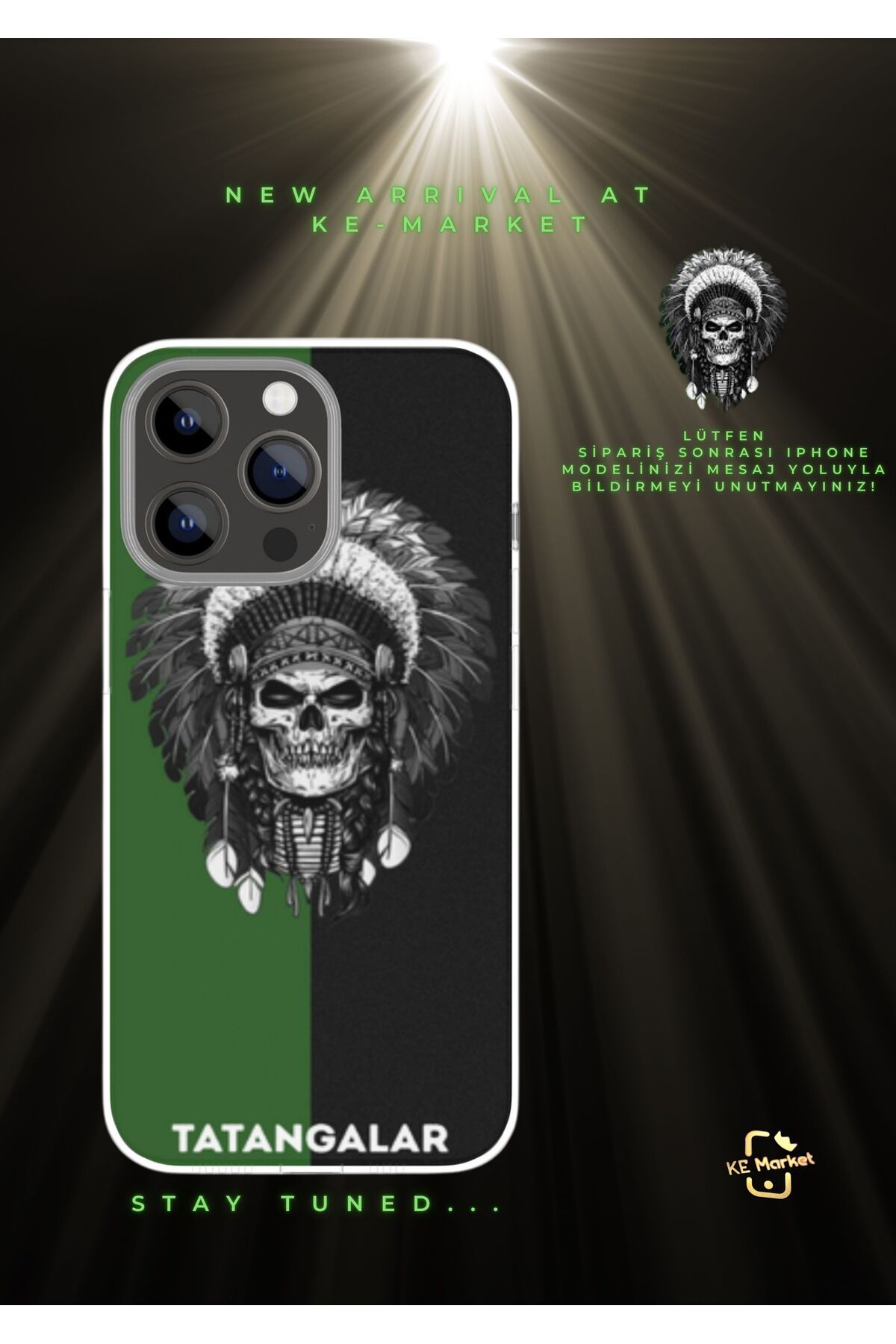 SOFTCASE Ultras Series Tatanga Iphone Tasarım Kılıf (LÜTFEN MESAJ YOLUYLA TELEFON MODELİNİZİ YAZINIZ)