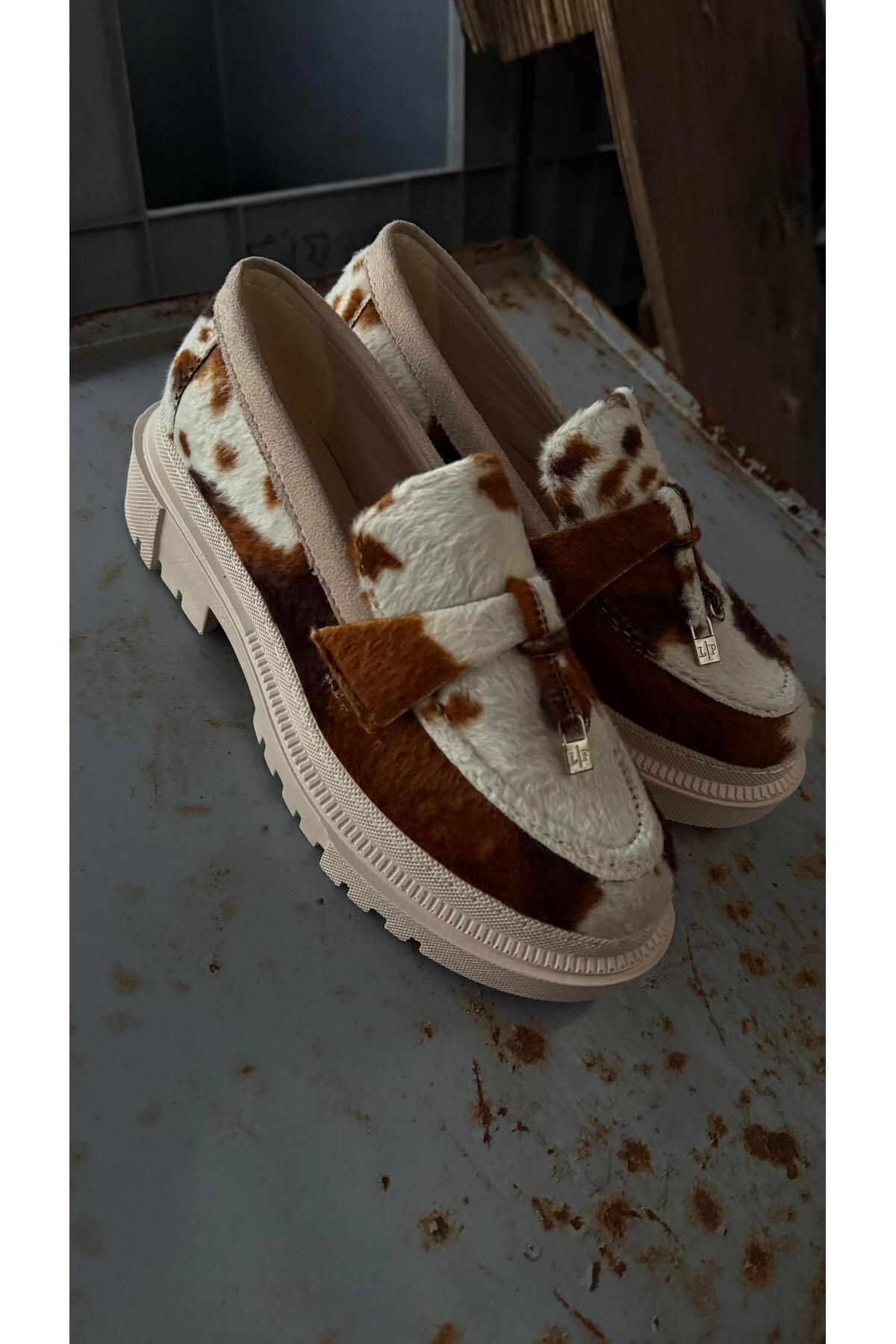 Eataly Shoes Milkaa Kahve Oxford Kadın Ayakkabı