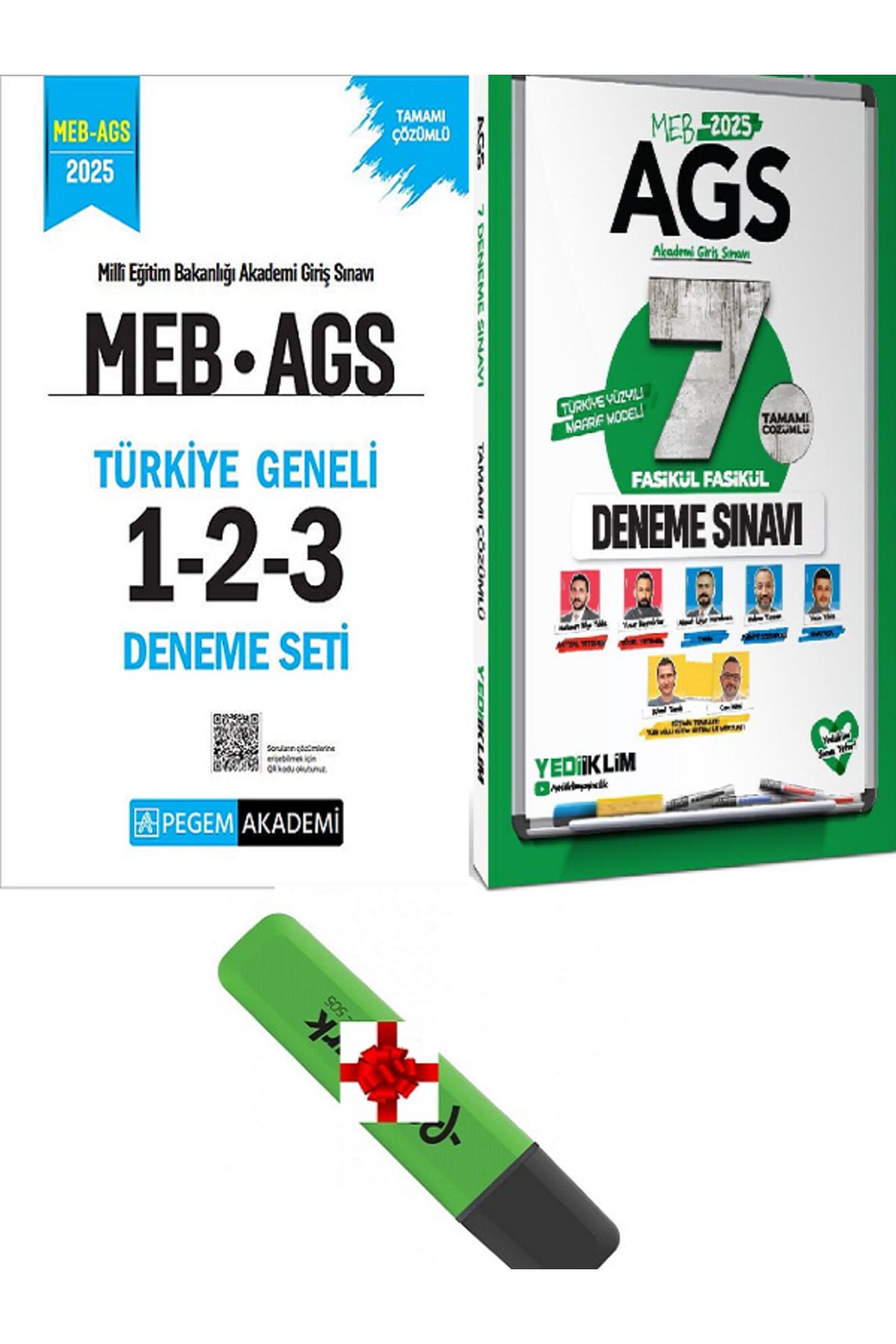 Pegem Akademi Yayıncılık pegem 2025 MEB-AGS 3 Deneme Çözümlü yediiklim 2025 MEB AGS 7 Lİ ÇÖZÜMLÜ DENEME (KALEM)
