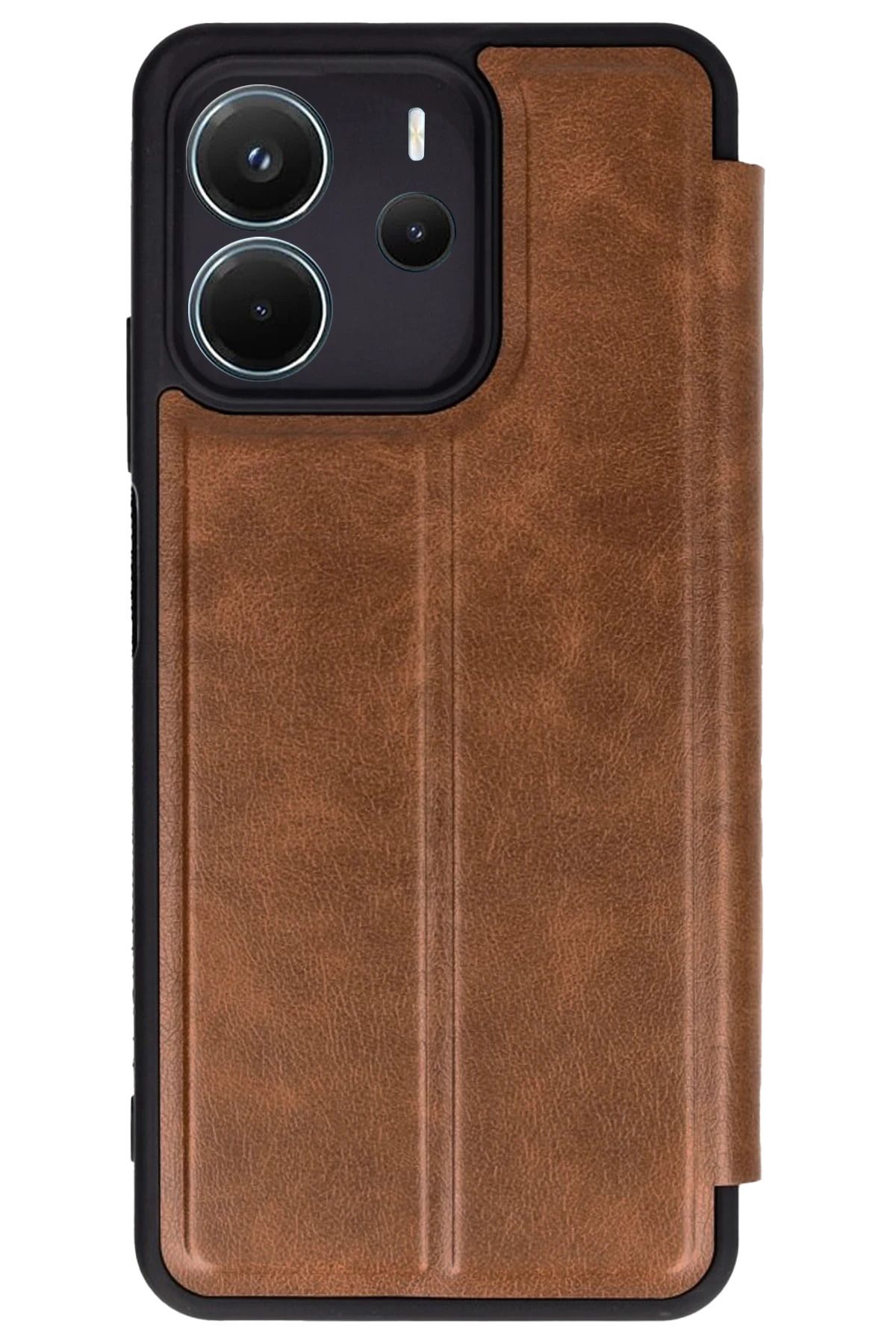 NewFace Xiaomi Redmi Note 14 4G Kılıf Flip Cover - Taba FERRG