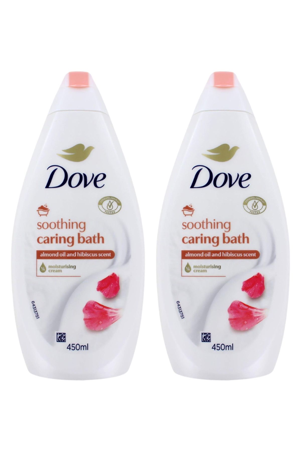Dove Ulei De Migdale Calmant Pentru Baie, 450 Ml X 2 Buc. Unisex - One Size