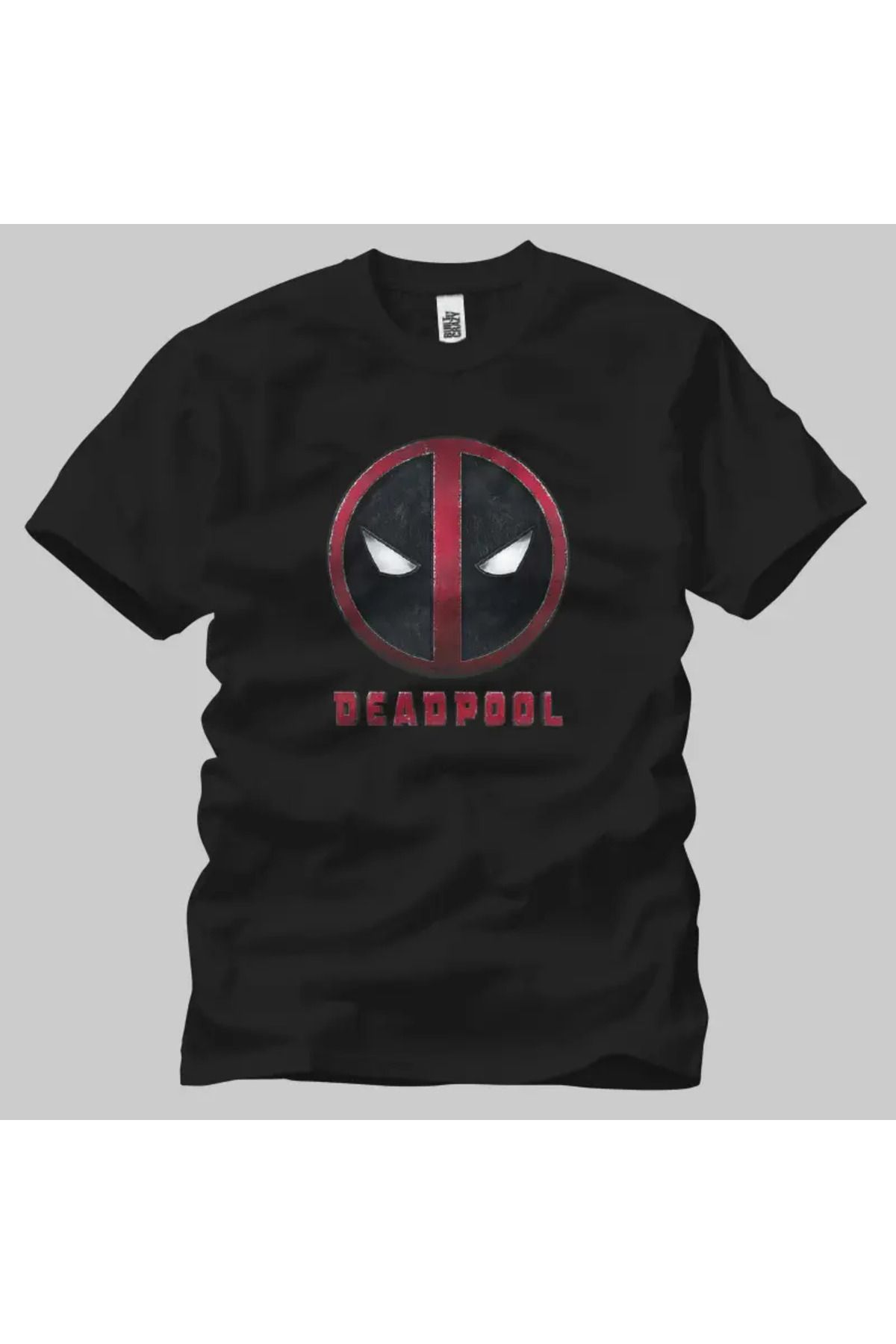 Built By Crazy Deadpool: Grunge Logo Unisex Tişört
