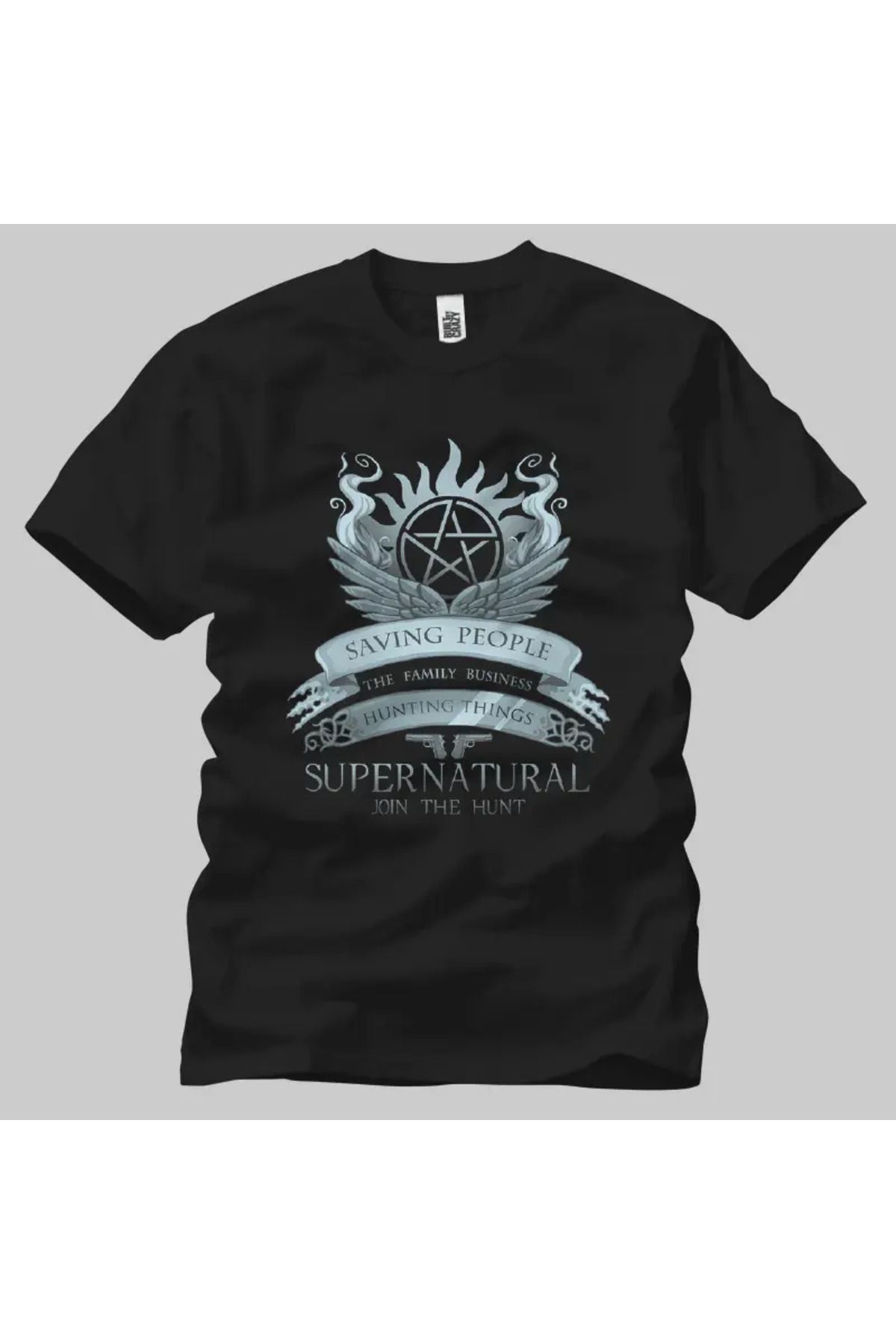 Built By Crazy Supernatural: Saving People Unisex Tişört