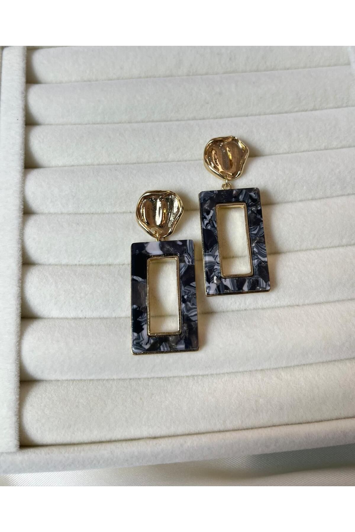 Orvix Accessories Altın Sarısı Kararmaz Sallantılı Vintage Kadın Yazlık Küpe Abiye Küpe Hediyelik Küpe
