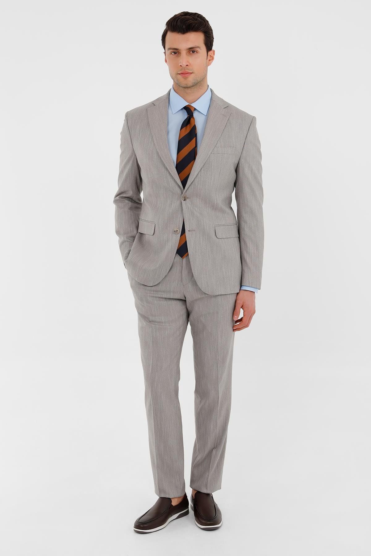 Uki GRİ Comfort Fit 6 Drop Takım Elbise