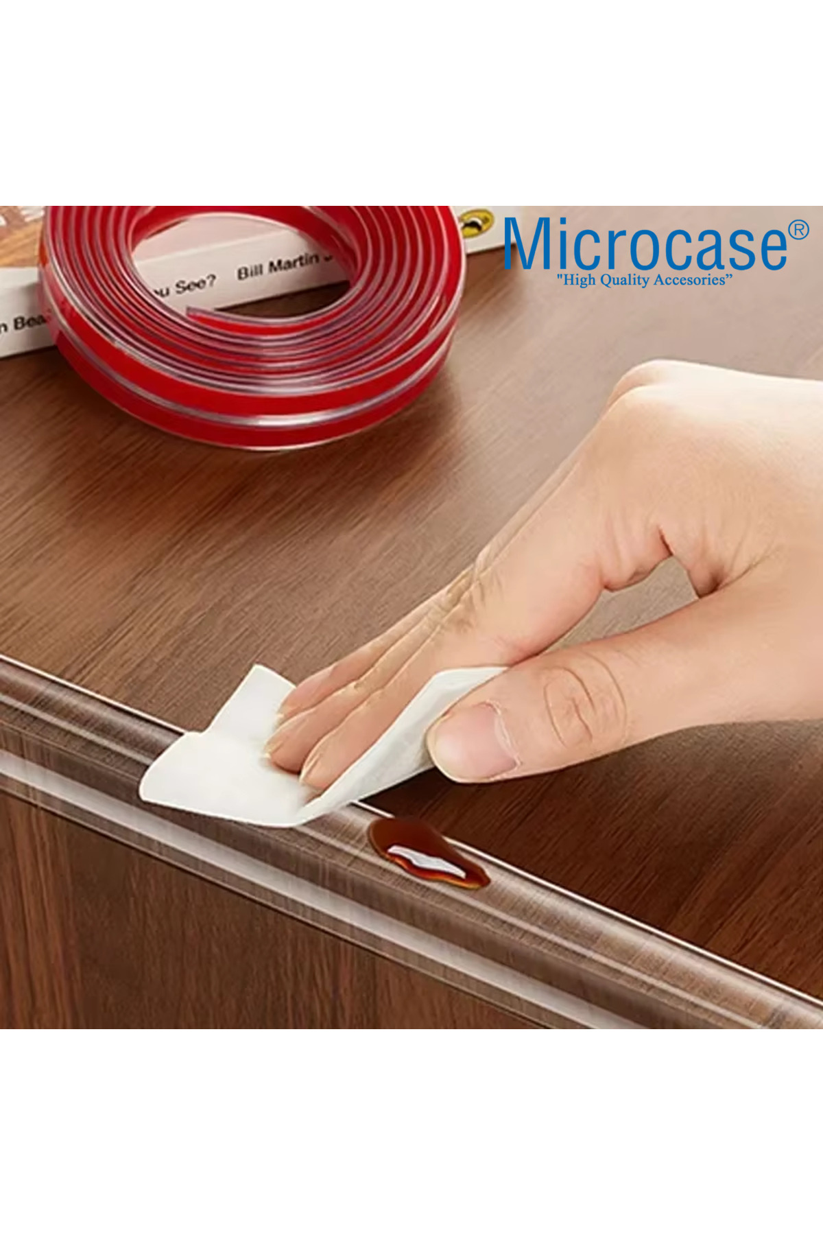 Microcase Sarmal Silikon Bebek ve Çocuk Köşe Kenar Koruyucu Kesilebilir 100 cm - AL5237 fotoğrafı 4 (önizleme)