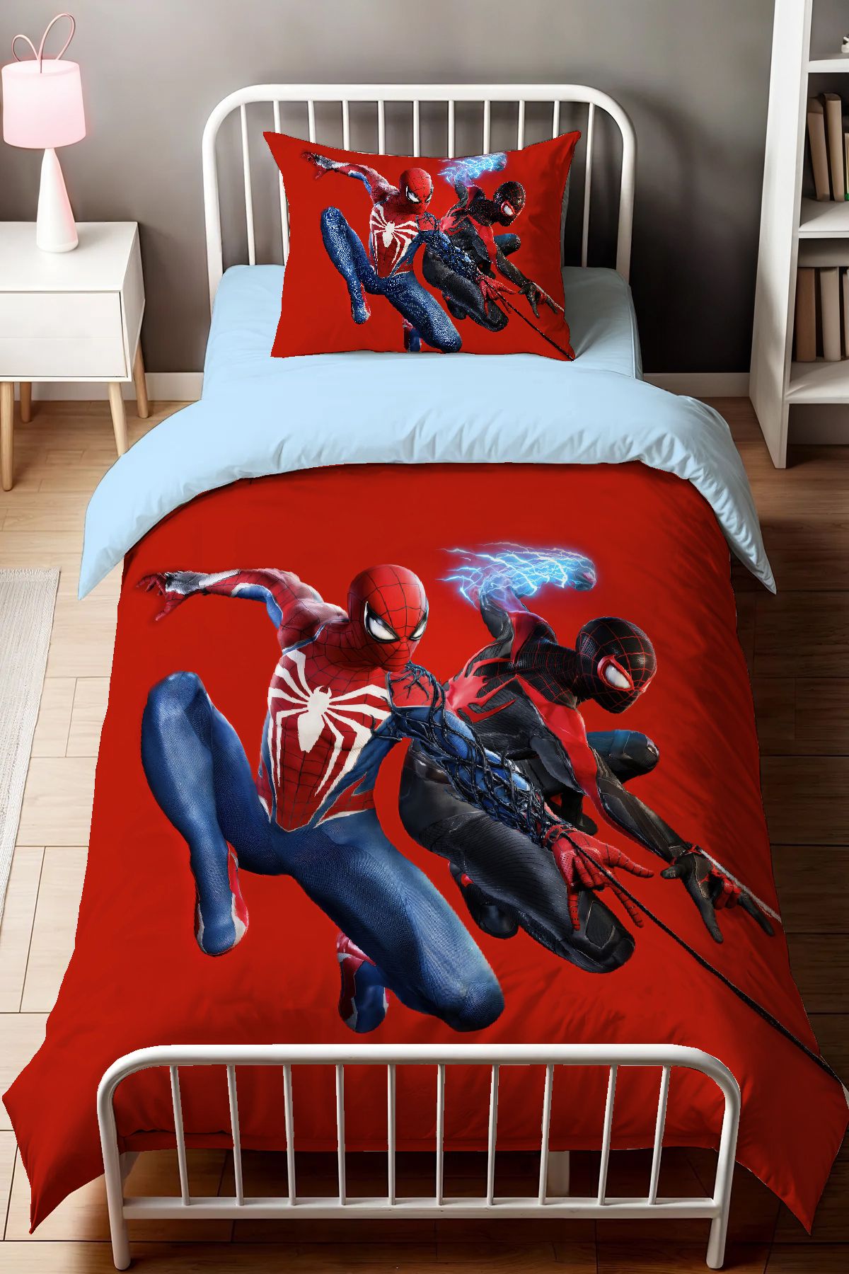 hediyechy Gift Duvet Cover 3d Dijital Baskılı Tek Kişilik Nevresim Takımı Çarşafsız