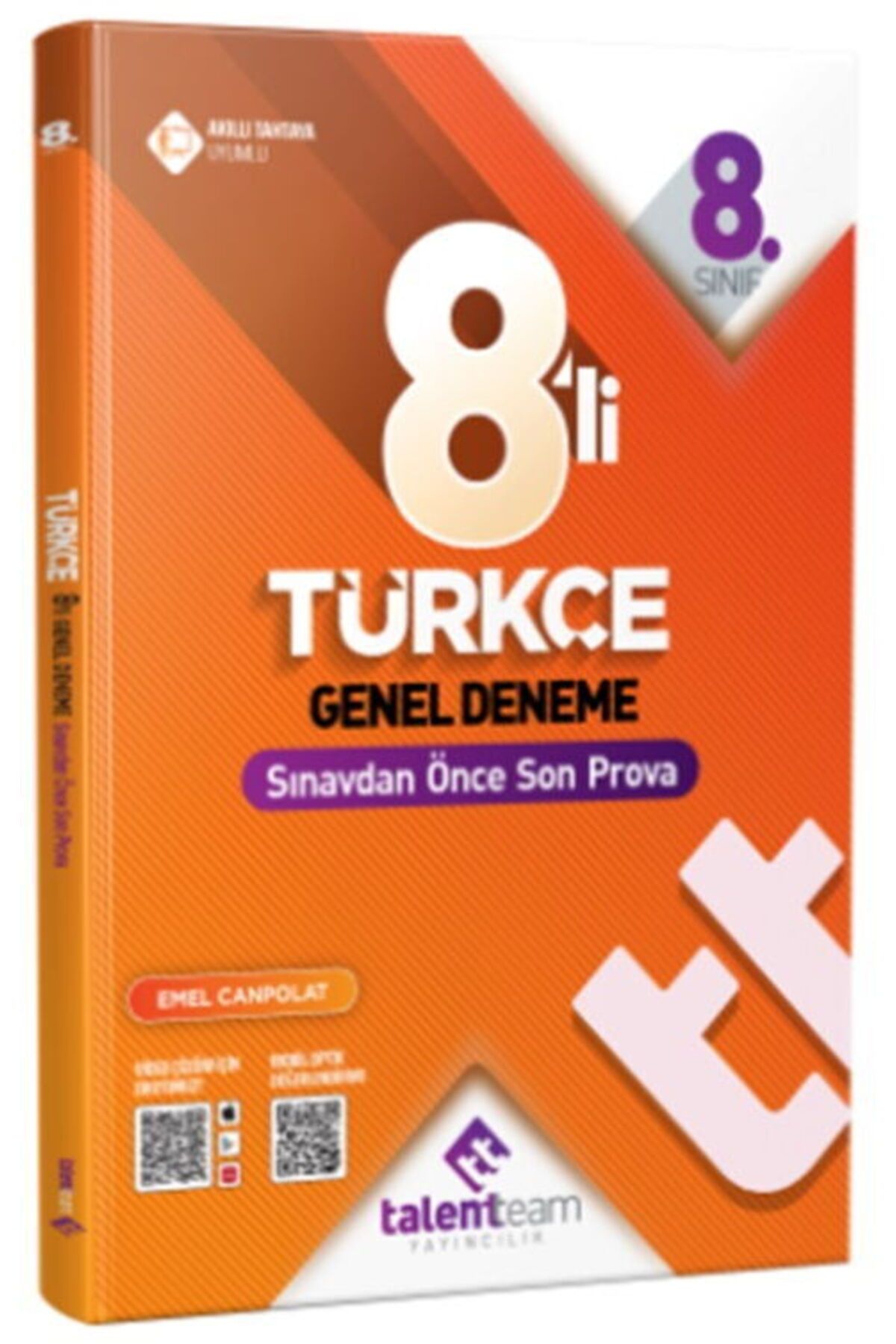 Anka Yayınları Talentteam Yayınları 8. Sınıf Türkçe 8 li Genel Deneme