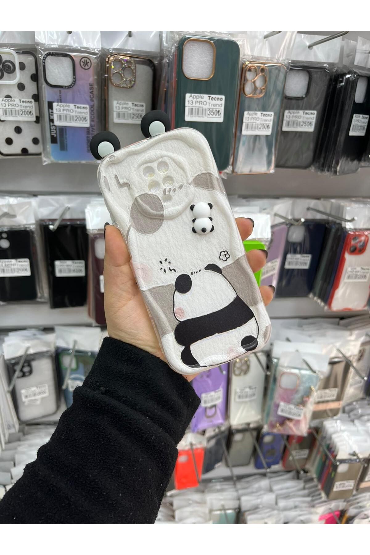 TECNOTREND Xiaomi Redmi Note 9 Pro 3D Desenli Kromi silikon kılıf