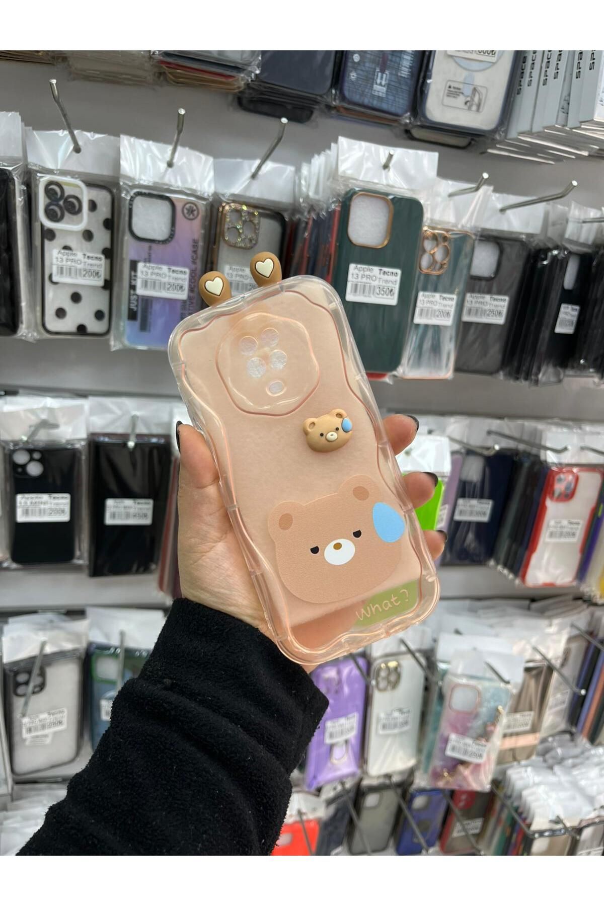 TECNOTREND Xiaomi Redmi Note 9 Pro 3D Desenli Kromi silikon kılıf