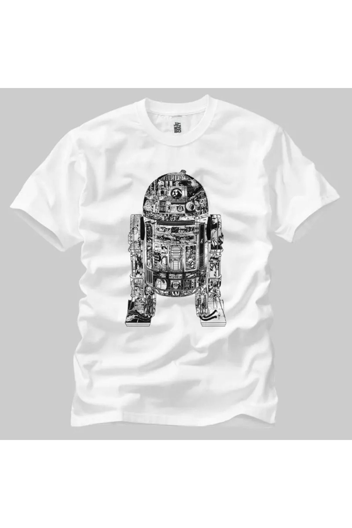 Built By Crazy Star Wars: Epic R2-D2 Unisex Tişört