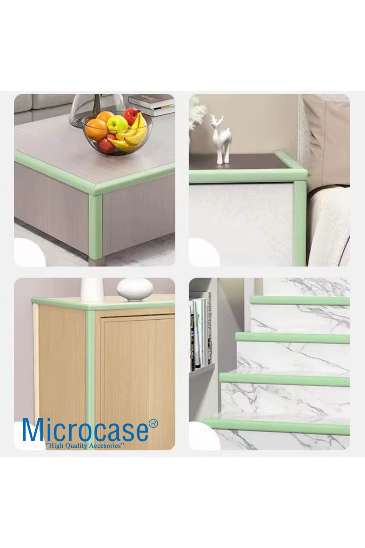 Microcase Sarmal Sünger Bebek ve Çocuk Köşe Kenar Koruyucu Kesilebilir 200 cm - AL5236 fotoğrafı 7 (önizleme)