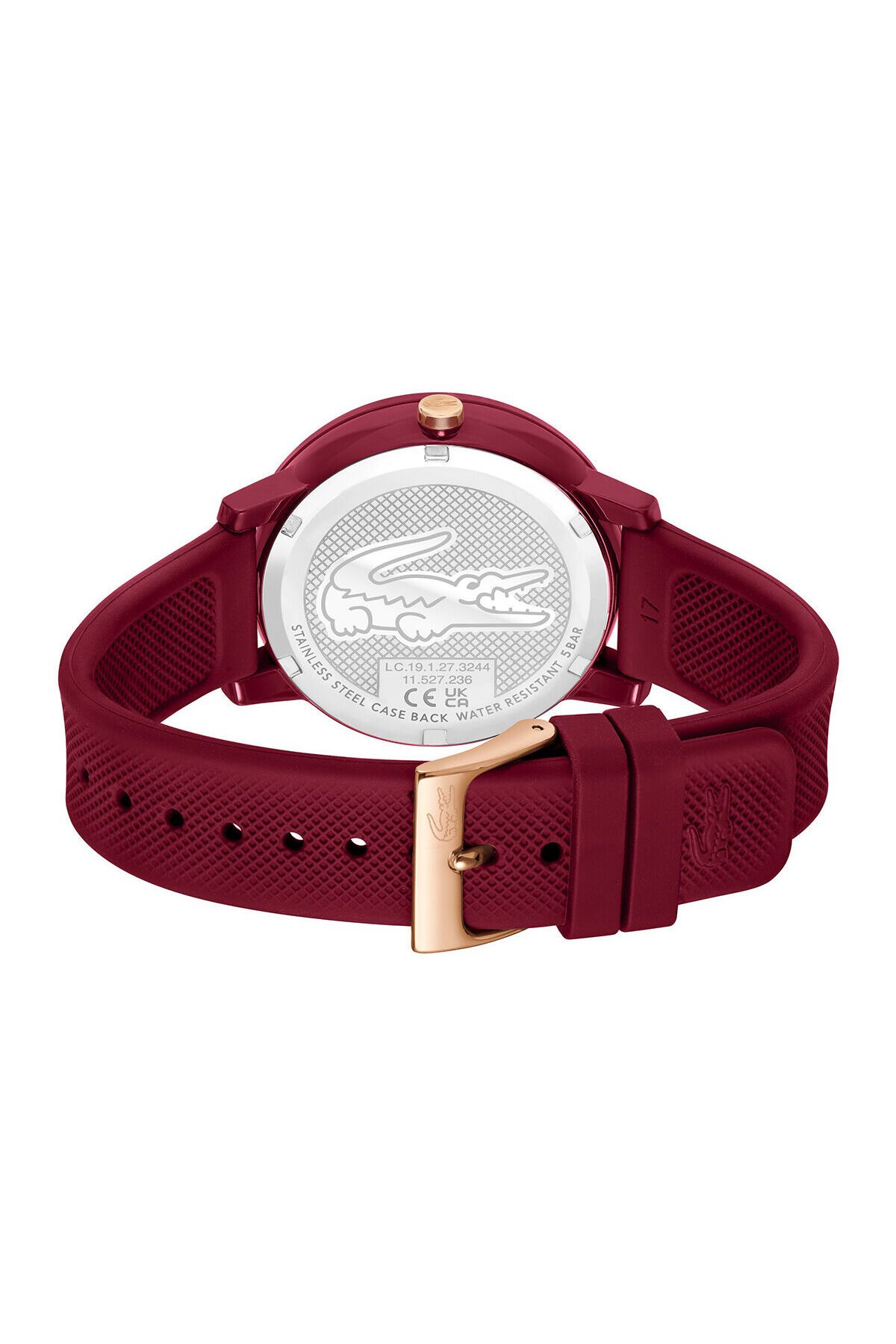 ساعت قرمز زنانه مچی LAC2001328 اورجینال Lacoste