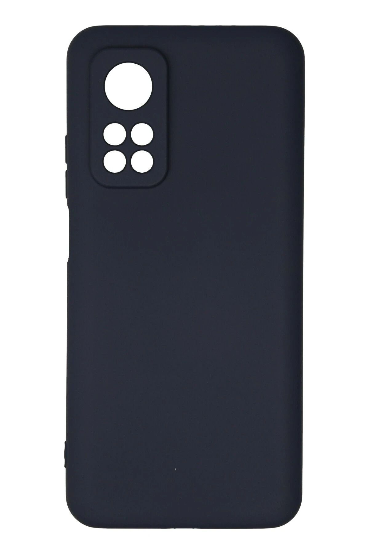 NewFace Xiaomi Mi 10T Uyumlu Kılıf Nano içi Kadife Silikon - Lacivert HNZRN