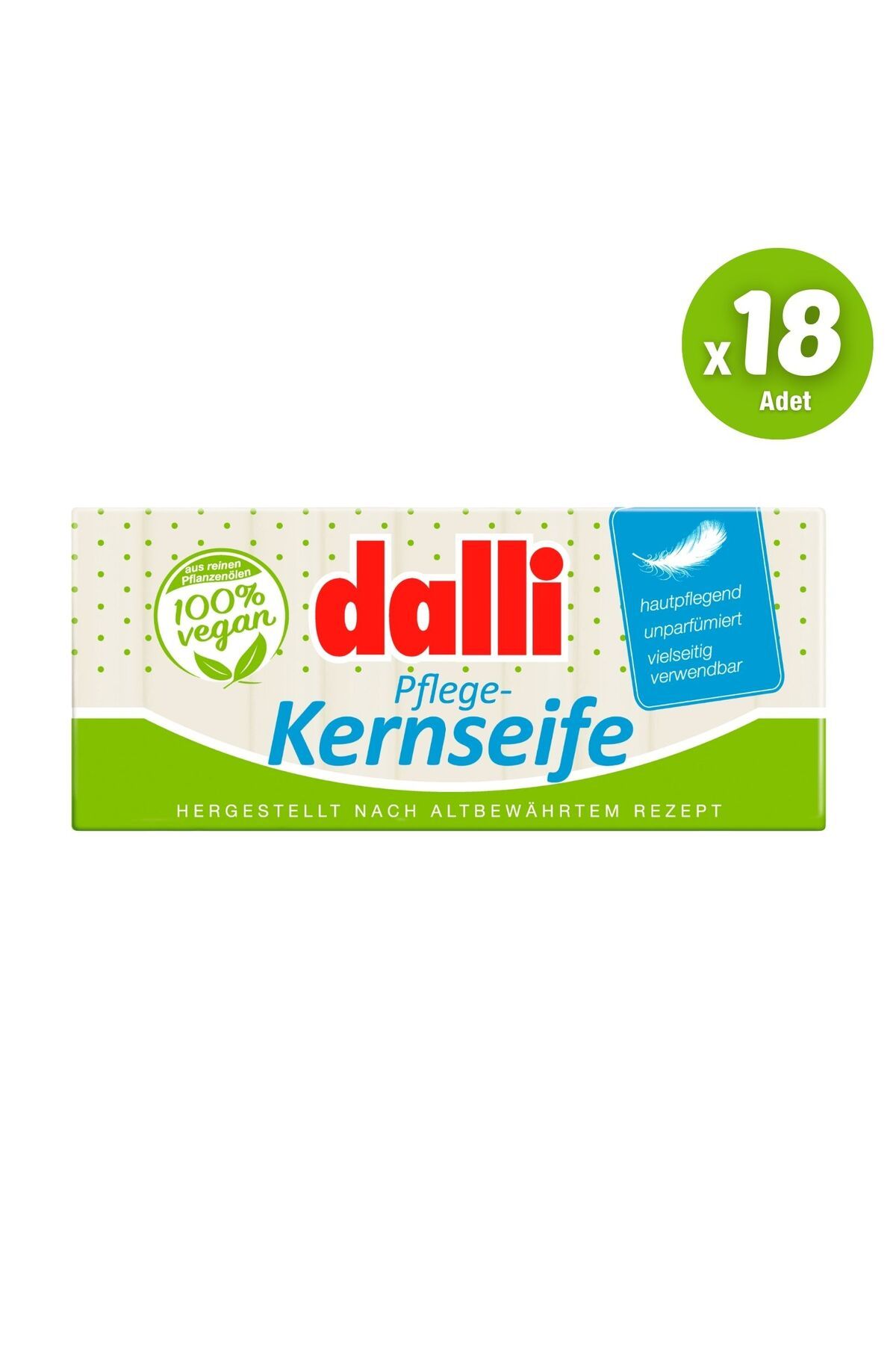 Dalli Vegan Seri Kalıp Sabun 3 X125 G (1koli / 18 Paket)