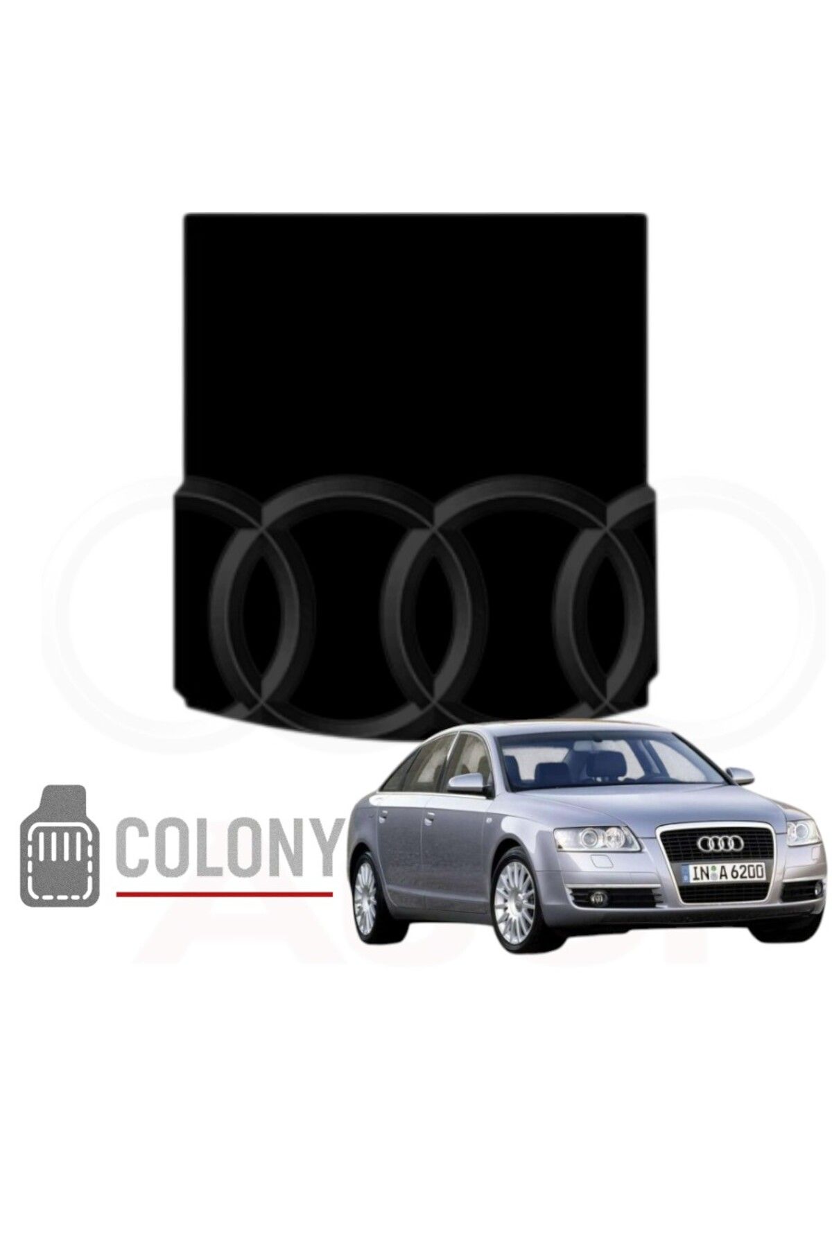 COLONY Audi A6 C6 2004 - 2011 Hücreli Eva Oto Bagaj Paspası & Bagaj Havuzu
