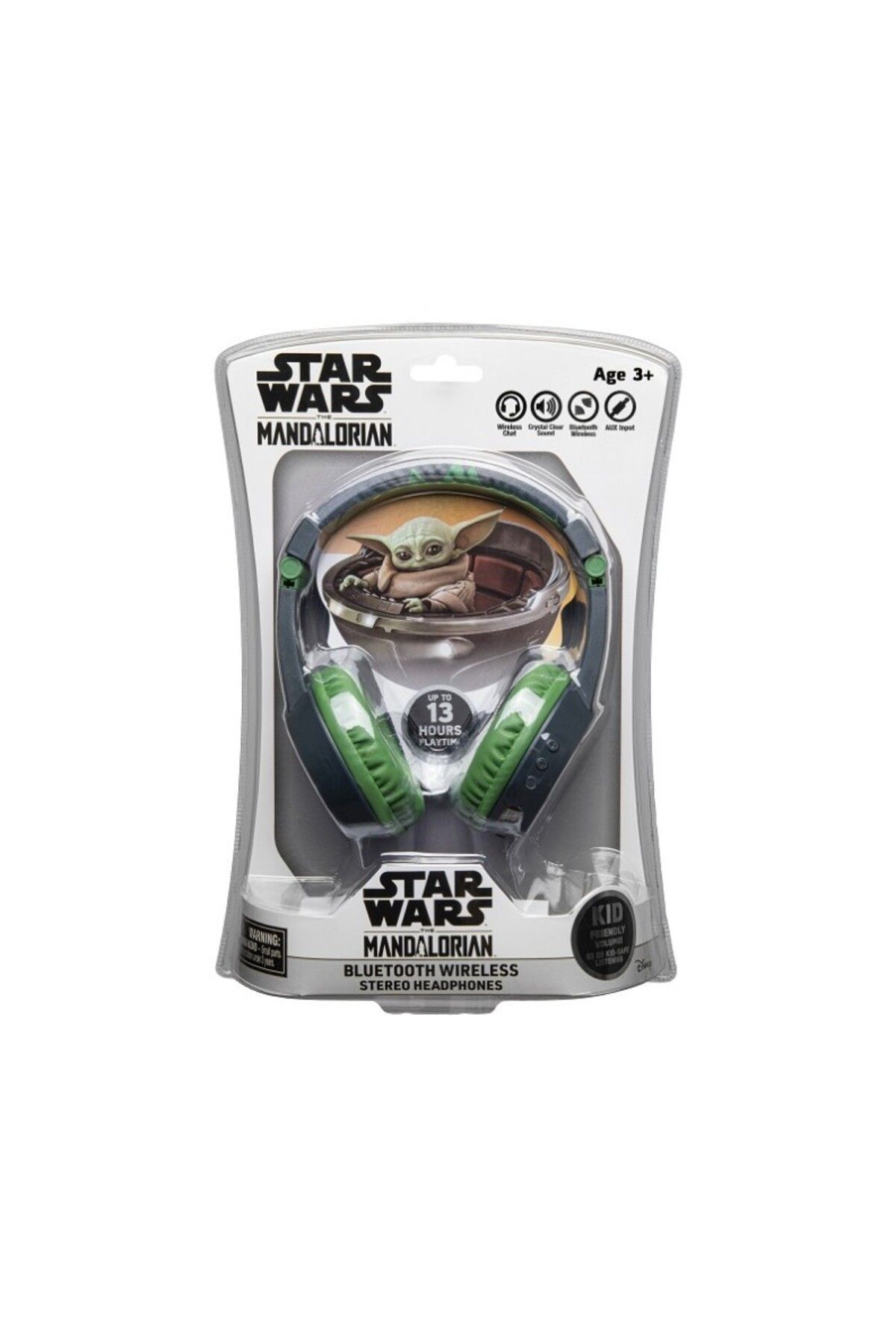 Volkano Star Wars Mandalorıan Bluetooth Kulaklık Mikrofonlu Kablosuz Çocuk Kulaklığı Lisanslı SW-993
