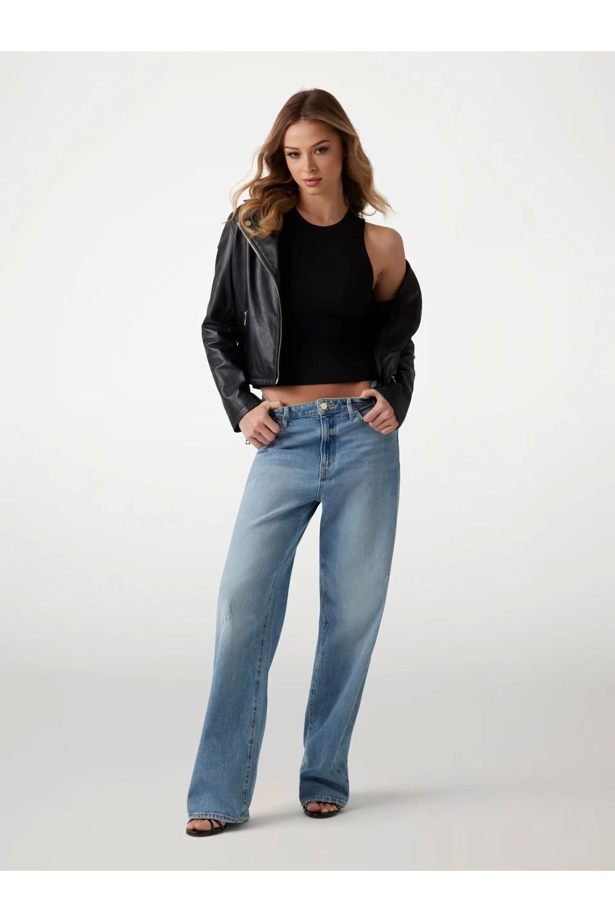Guess 90s Hıgh Rıse Kadın Jeans W5ga1gd4k30-clen