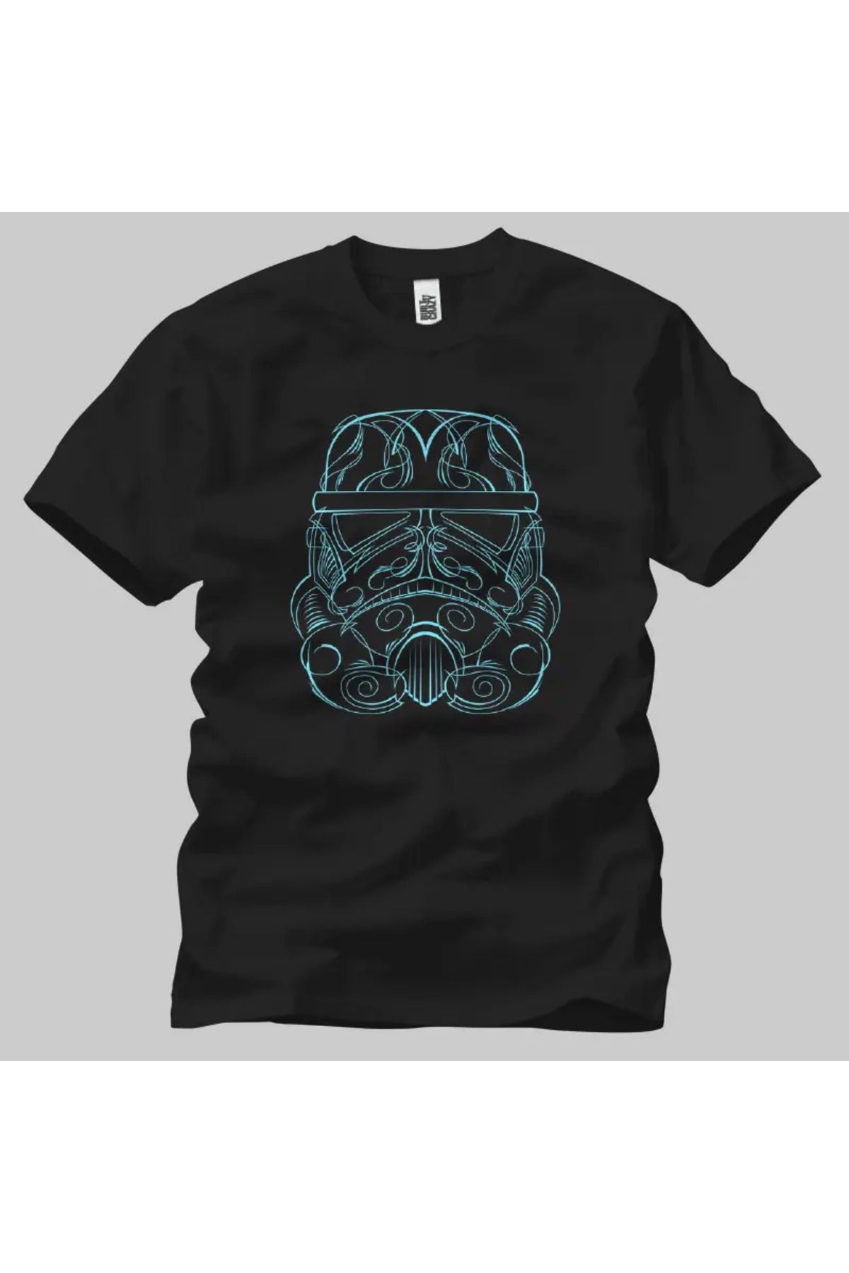 Built By Crazy Star Wars Trooper Head Neon Unisex Tişört