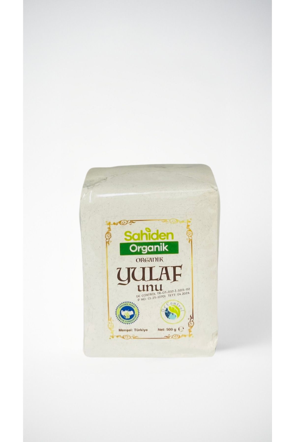 SAHİDEN ORGANİK ORGANİK YULAF UNU - 500 GR