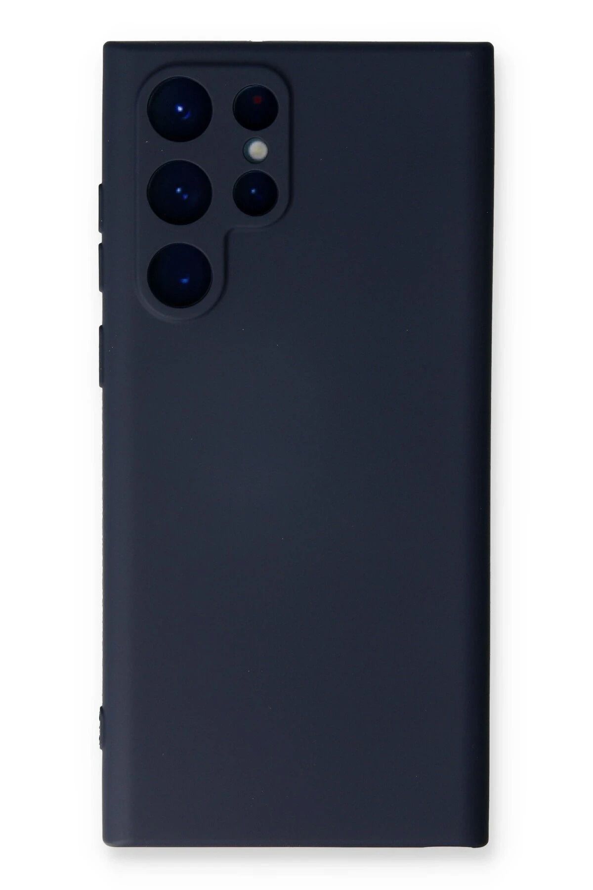NewFace Galaxy S23 Ultra Uyumlu Kılıf Nano içi Kadife Silikon - Lacivert