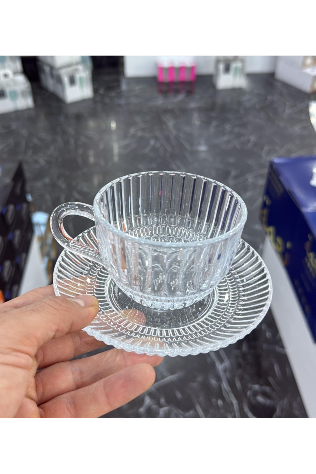 Tercih Home 12 Parça Çay Fincanı ve Kahve Fincan Seti 240 cc