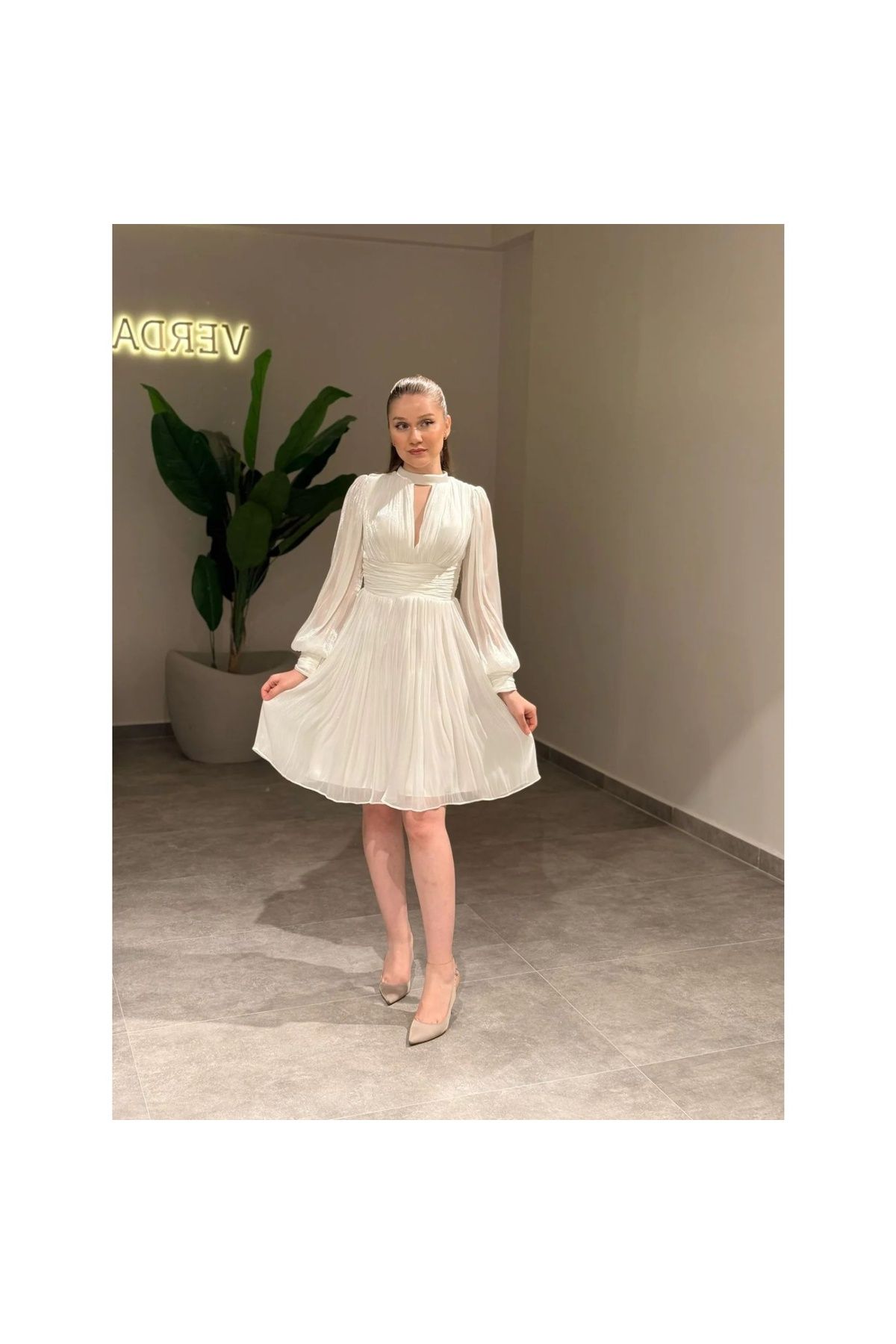 Verda Moda YENİ VERDA MODA KADIN TİVAT ABİYE ELBİSE TİVAT
