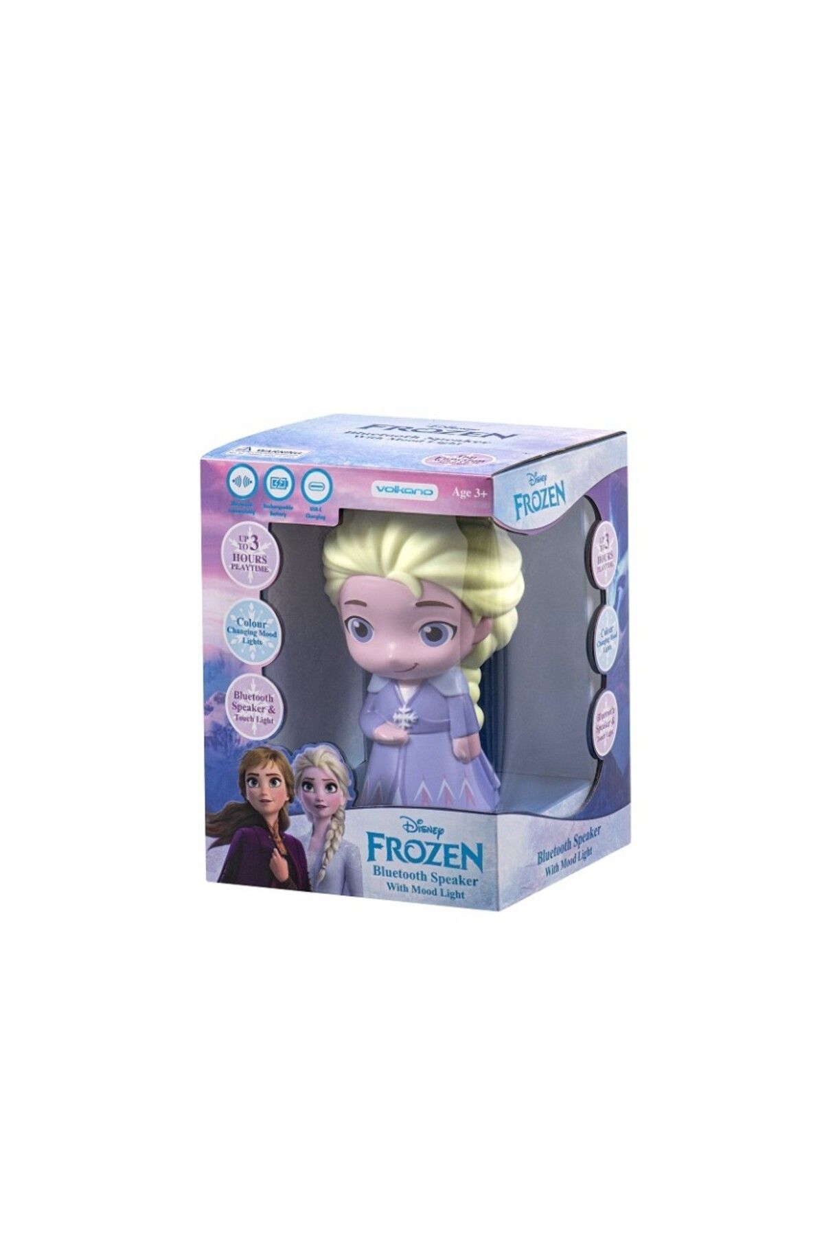 Volkano Disney frozen Bluetooth Hoparlör Işıklı hoparlör DY-50010-FR