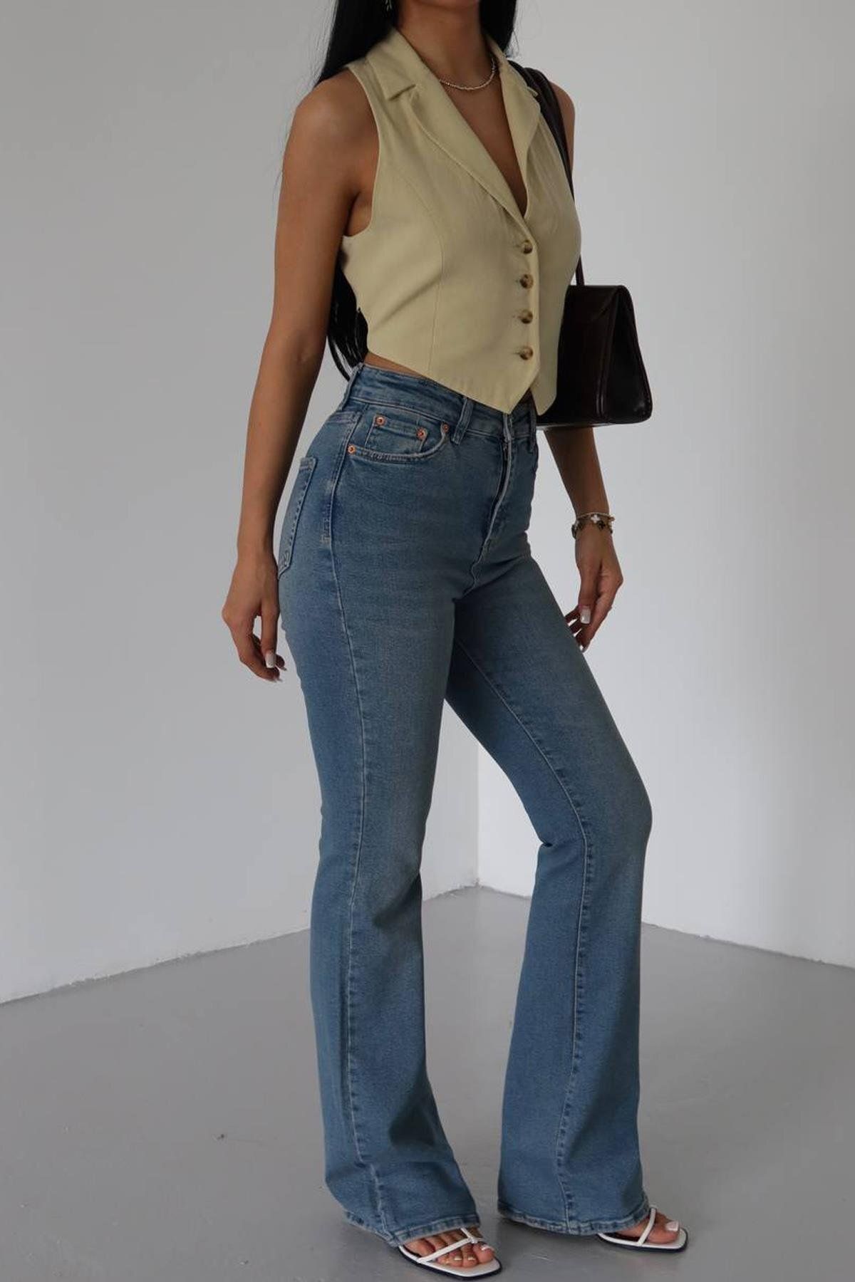 İstangül Butik Daily Flare Confort Likra Jean
