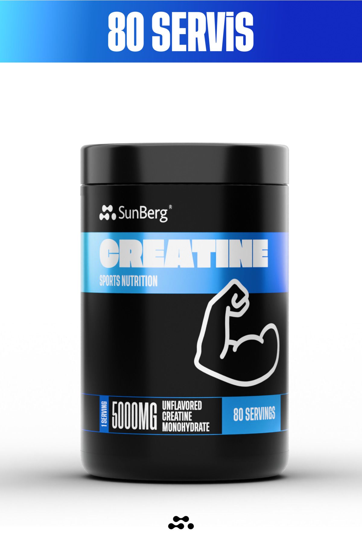 SunBerg Creatine I Aromasız 400 G - 80 Servis