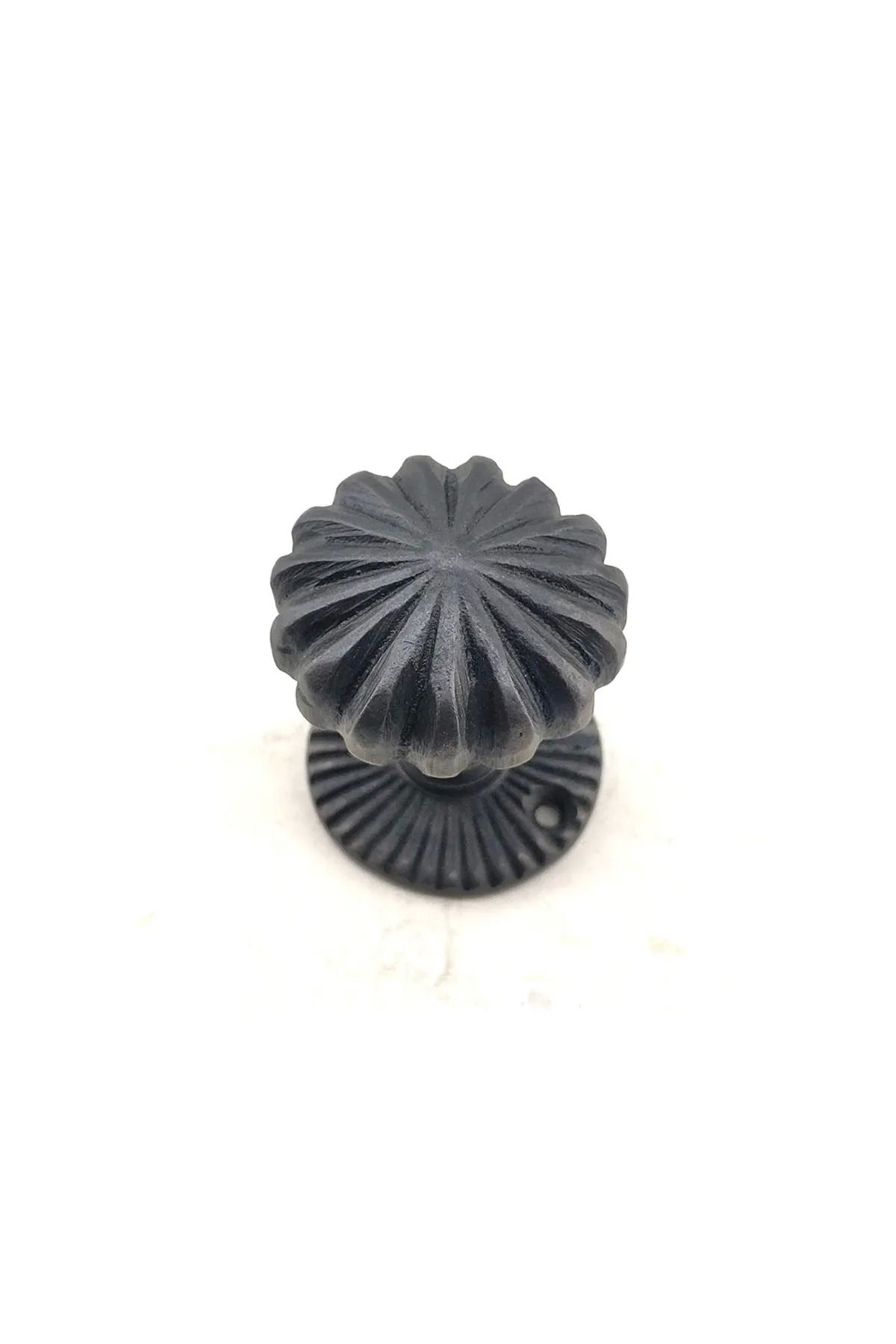 ETC Antika Tarz Dekoratif Pirinç Açarlı Kapı Babası - 50mm Oksit - ETC7238-1636
