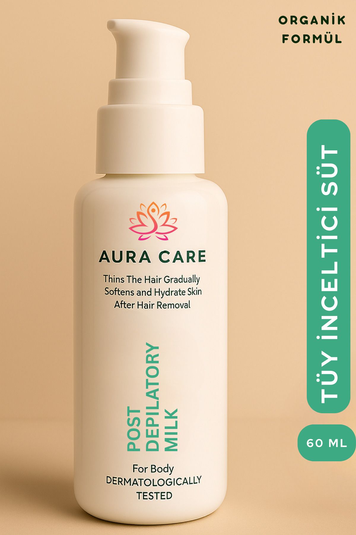 Aura Care Tüy , Tüy Azaltıcı ve Tüy Dökücü Krem (Isırgan Otu, Hyaluronik Asit Bazlı)